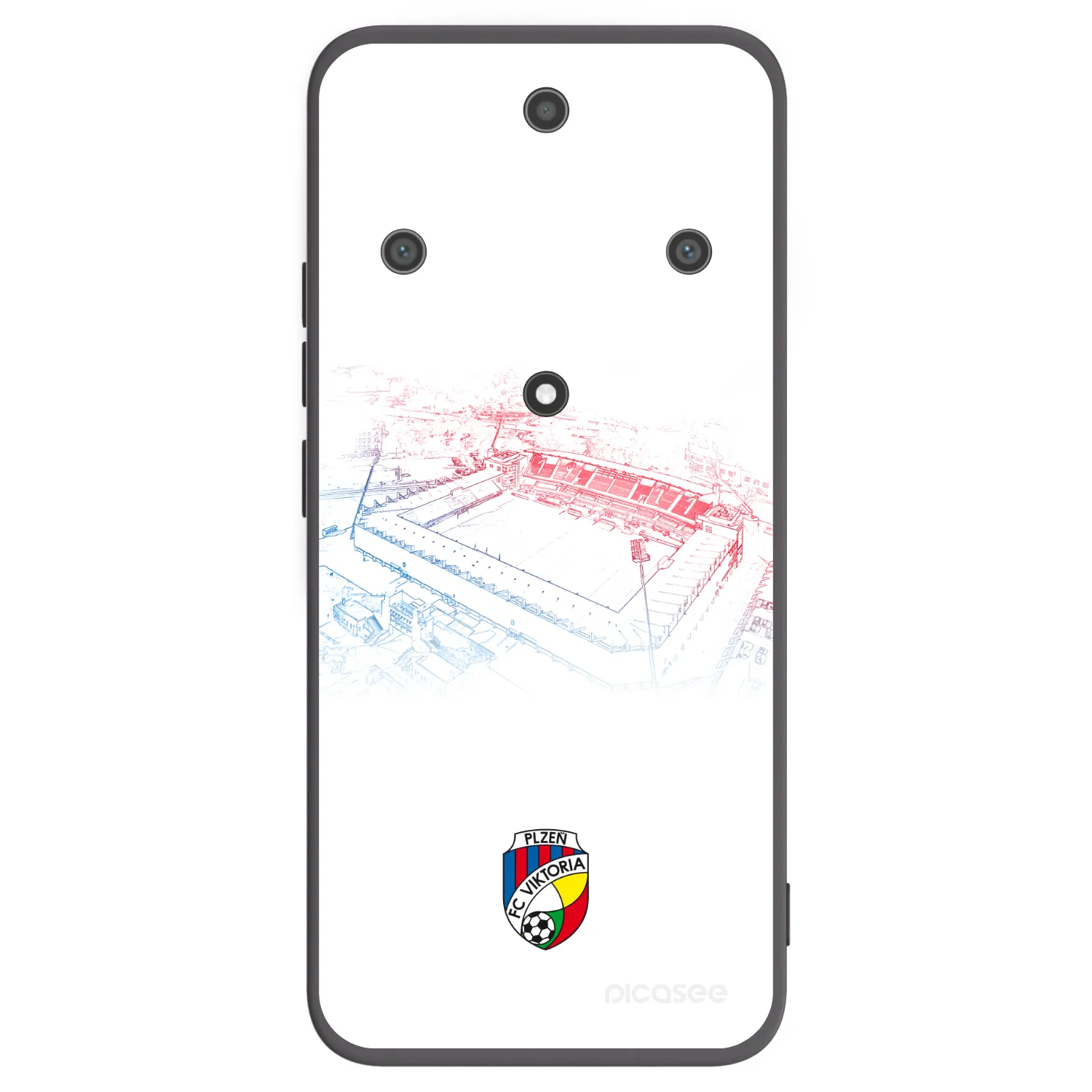 Picasee silikonový černý obal pro Honor Magic5 Lite 5G - FC Viktoria Plzeň C