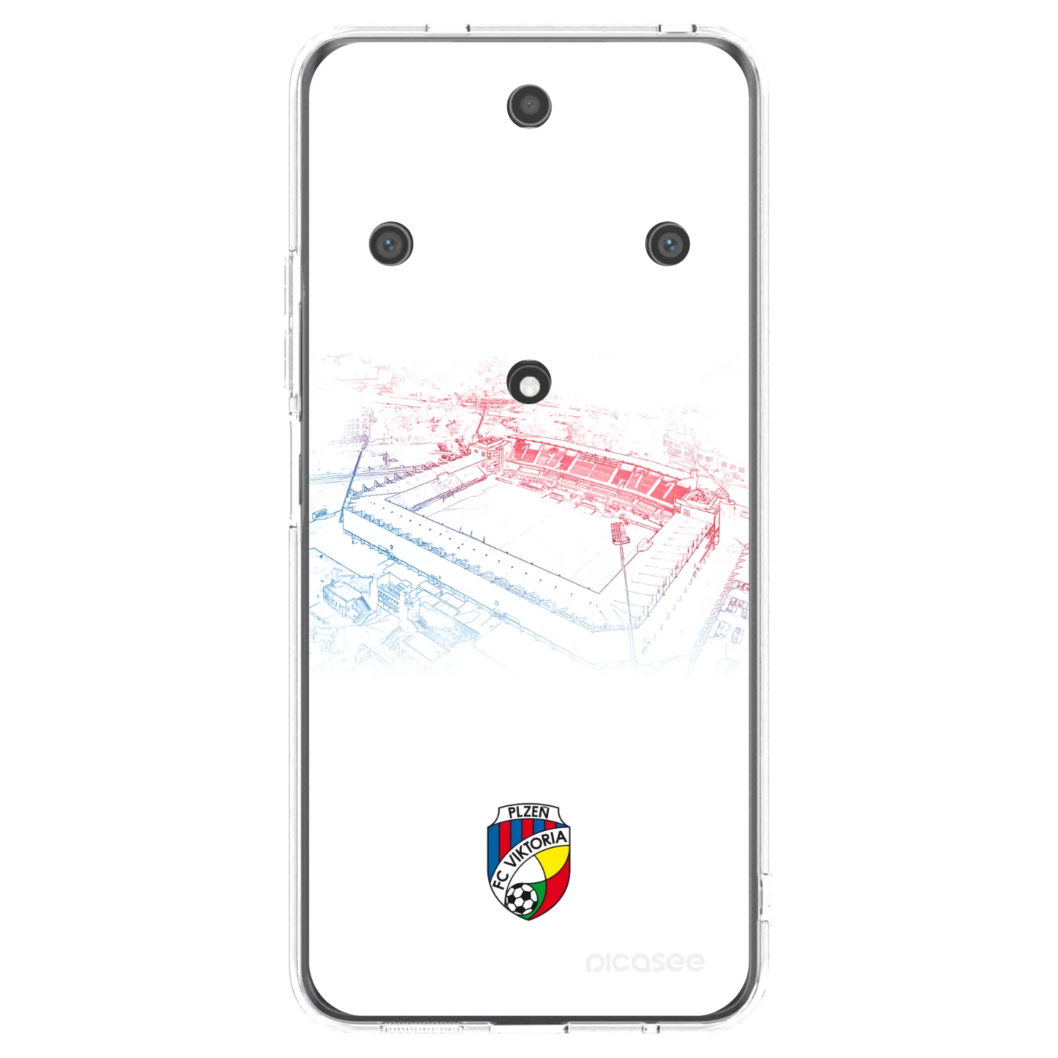 Picasee silikonový průhledný obal pro Honor Magic5 Lite 5G - FC Viktoria Plzeň C
