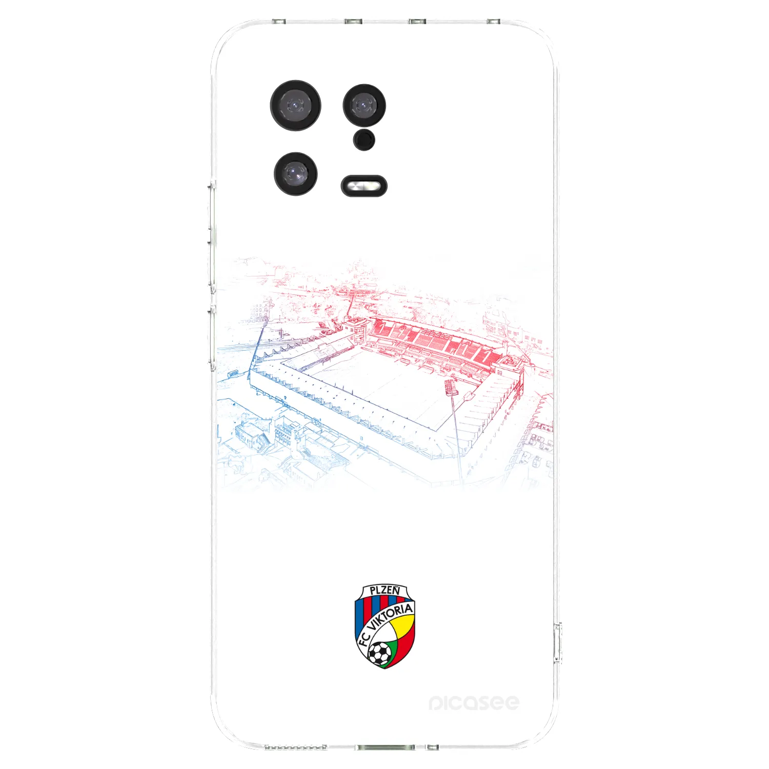 Picasee silikonový průhledný obal pro Xiaomi 13 - FC Viktoria Plzeň C