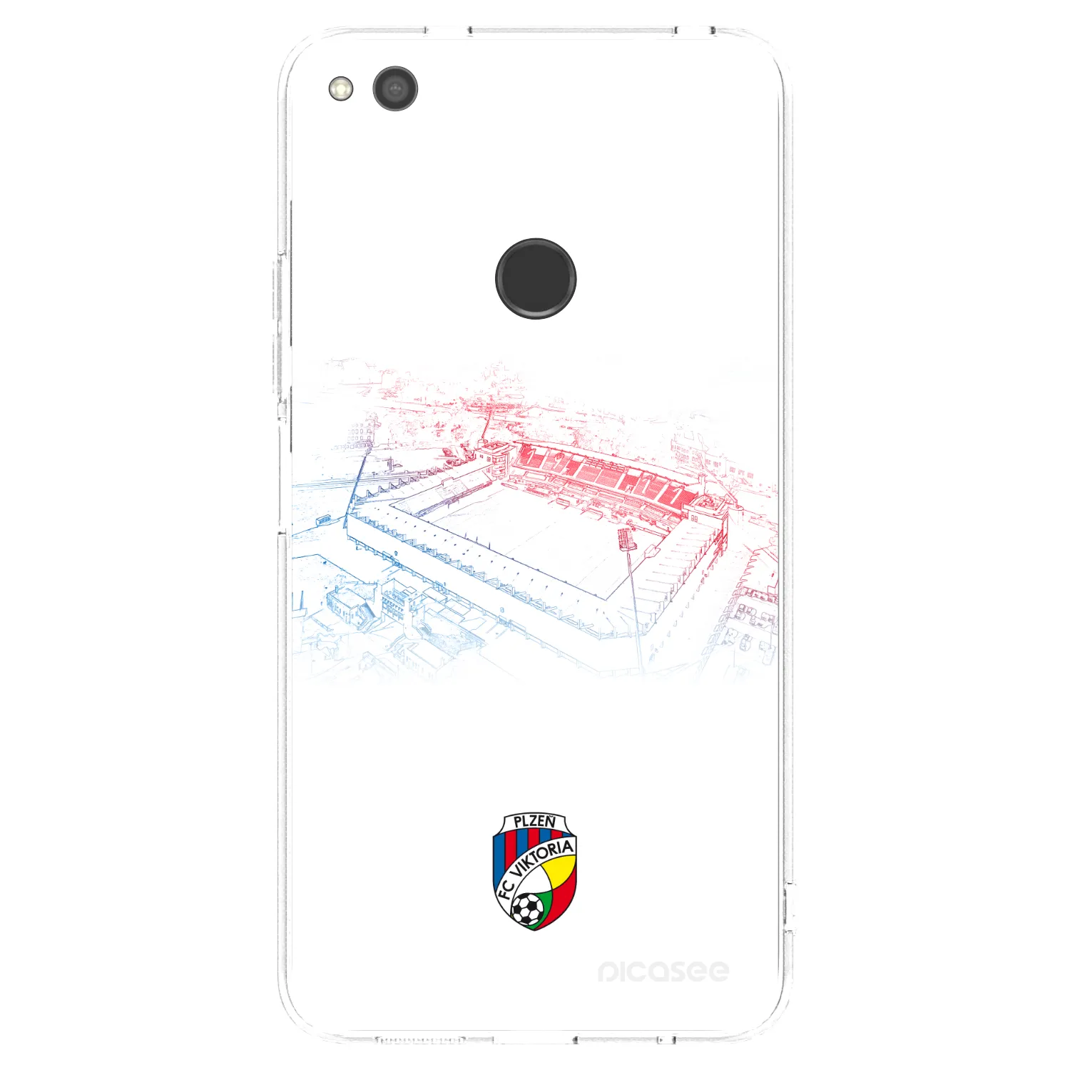 Picasee silikonový průhledný obal pro Huawei P9 Lite 2017 - FC Viktoria Plzeň C