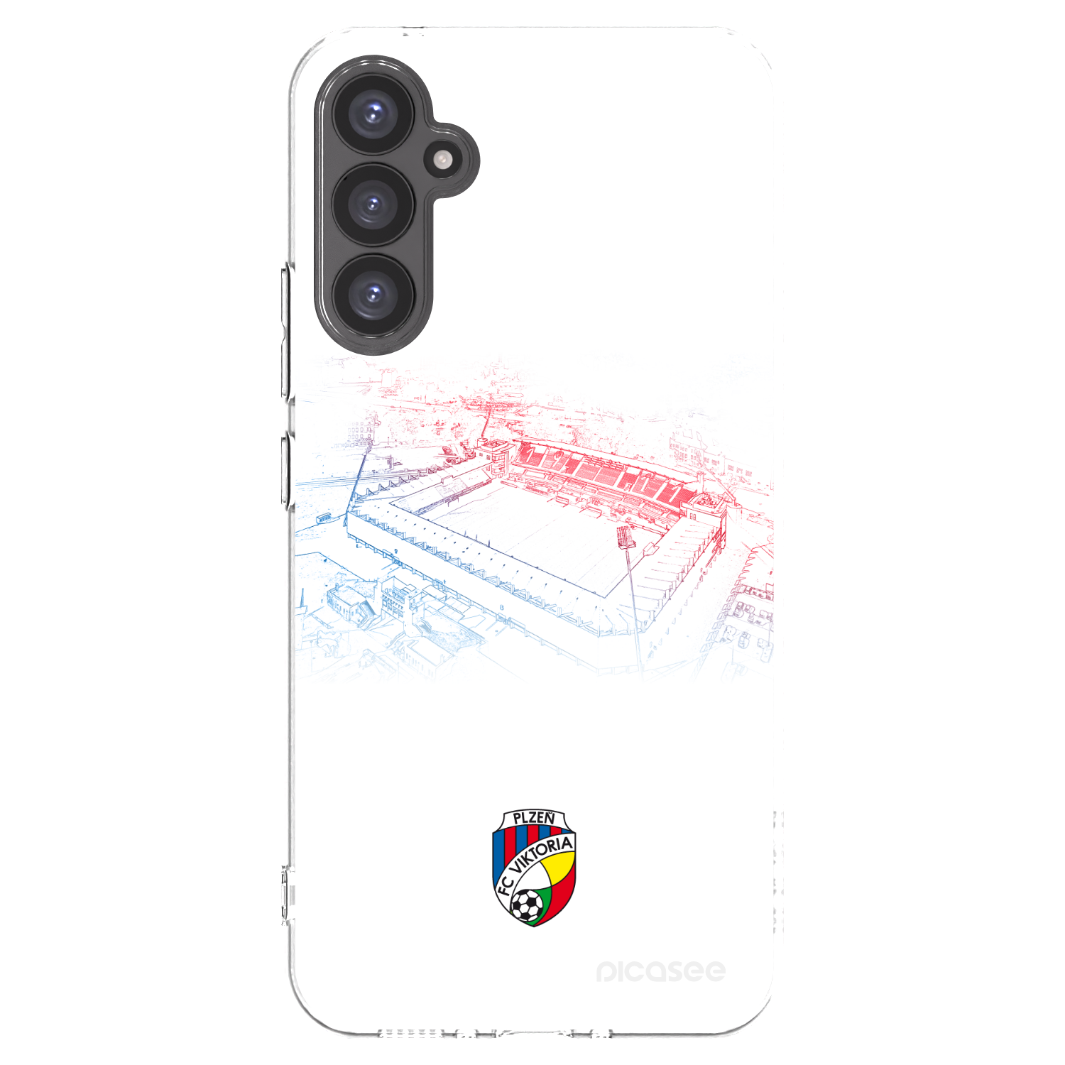 Picasee silikonový průhledný obal pro Samsung Galaxy A34 5G A346B - FC Viktoria Plzeň C