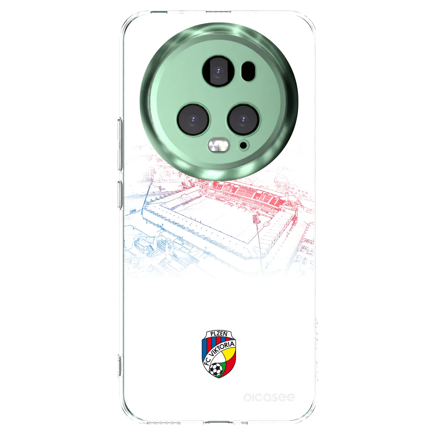 Picasee silikonový průhledný obal pro Honor Magic5 Pro - FC Viktoria Plzeň C