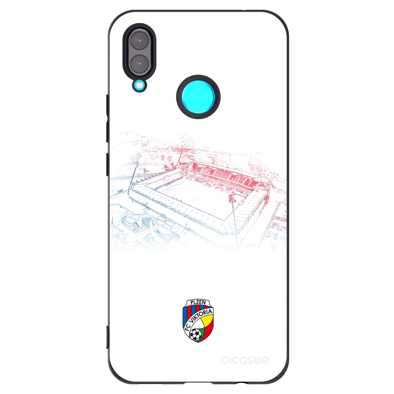 Picasee silikonový černý obal pro Huawei Nova 3 - FC Viktoria Plzeň C