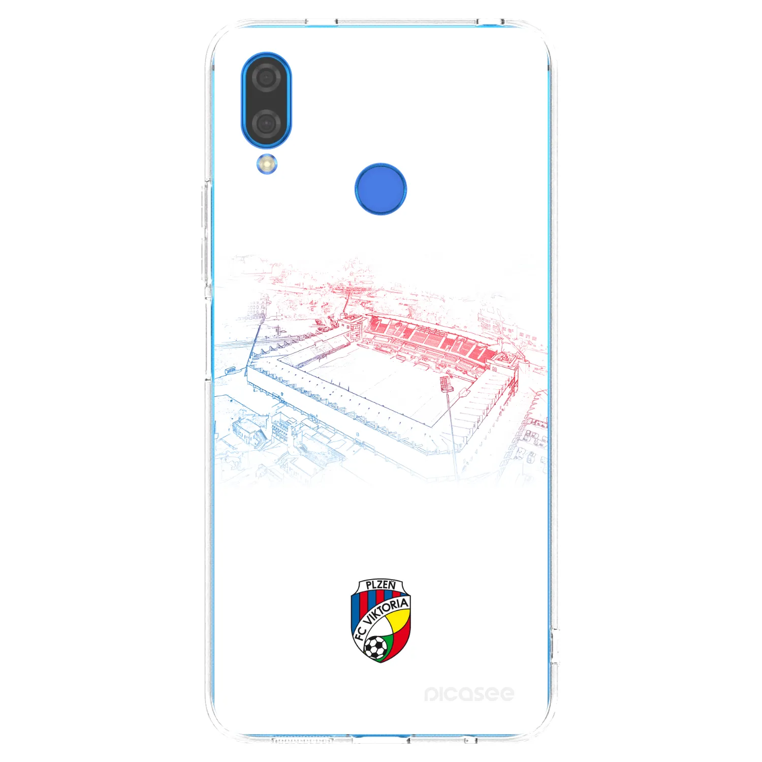 Picasee silikonový průhledný obal pro Huawei Nova 3 - FC Viktoria Plzeň C