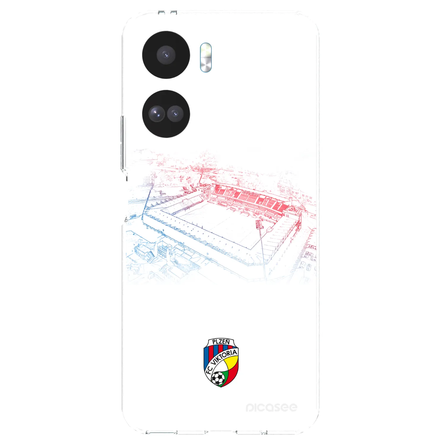 Picasee silikonový průhledný obal pro Honor 90 Lite 5G - FC Viktoria Plzeň C
