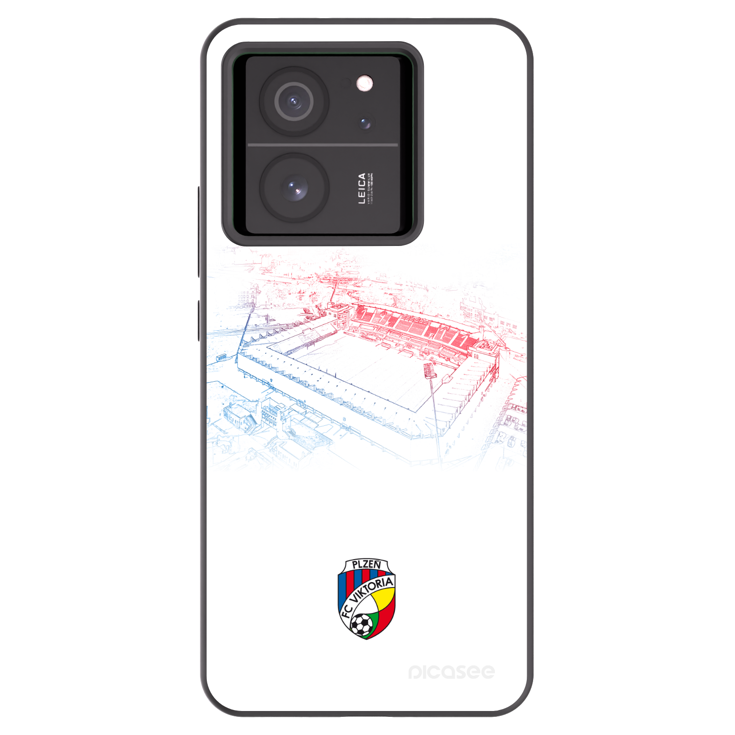 Picasee silikonový černý obal pro Xiaomi 13T - FC Viktoria Plzeň C