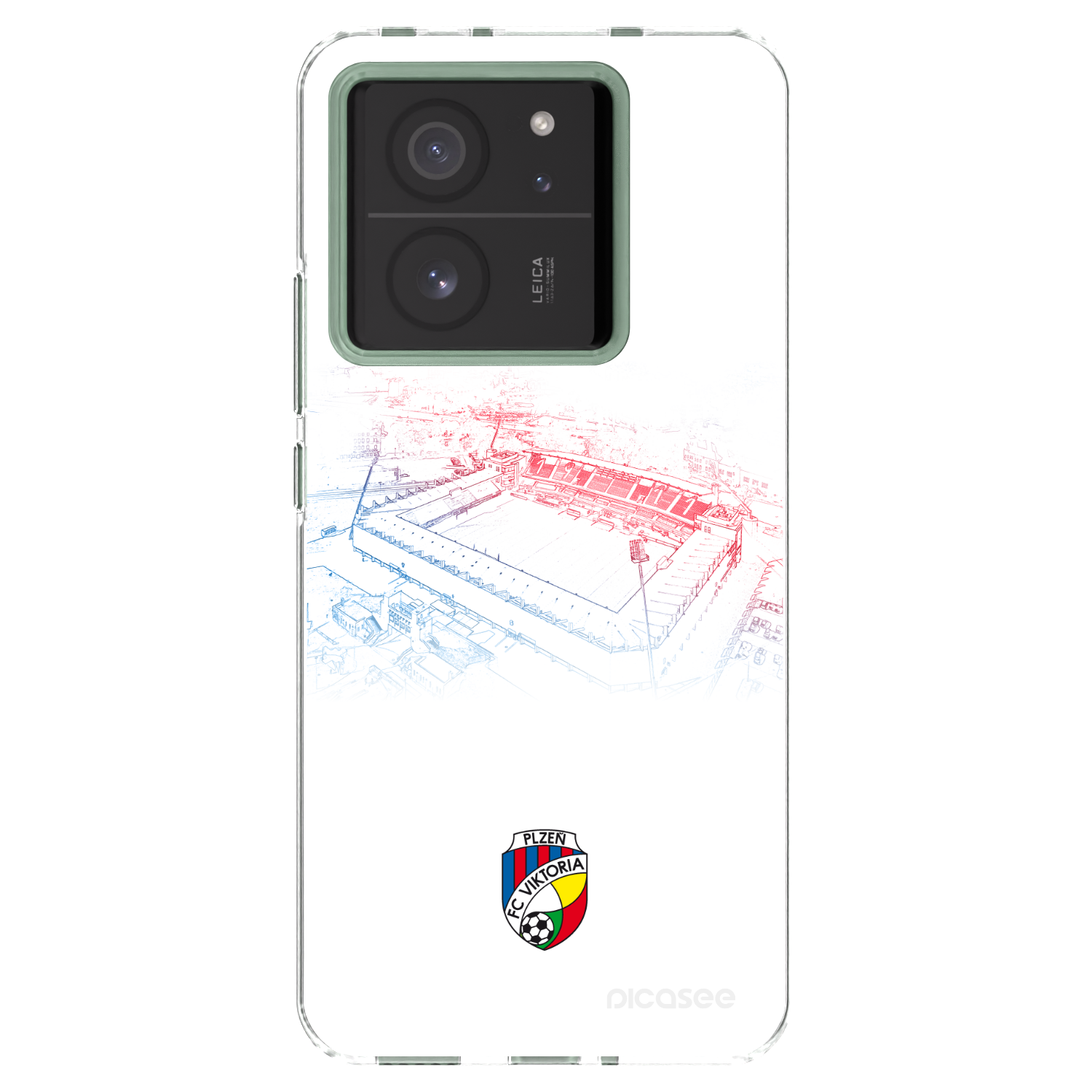Picasee silikonový průhledný obal pro Xiaomi 13T - FC Viktoria Plzeň C