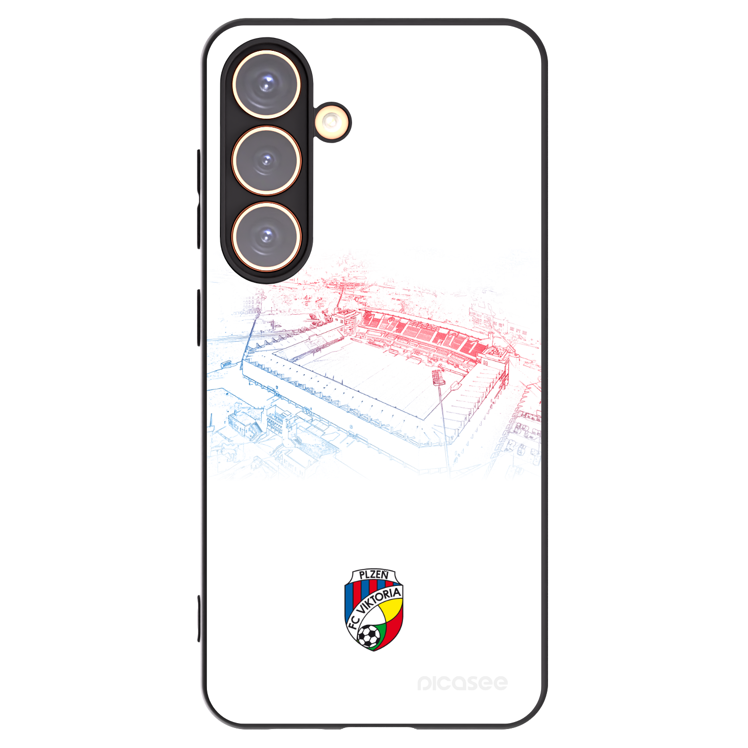 Picasee silikonový černý obal pro Samsung Galaxy S24 S921B 5G - FC Viktoria Plzeň C