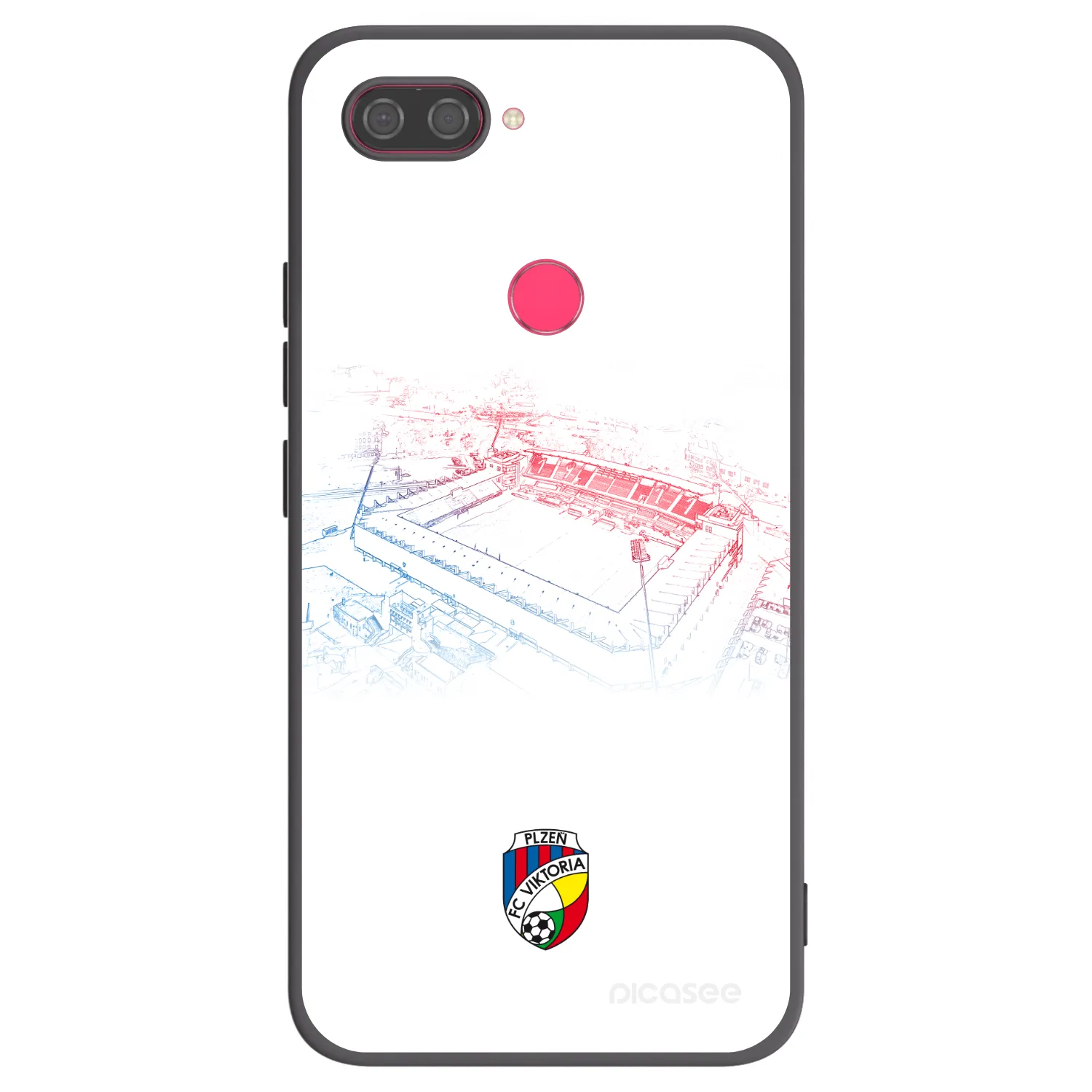 Picasee silikonový černý obal pro Xiaomi Mi 8 Lite - FC Viktoria Plzeň C