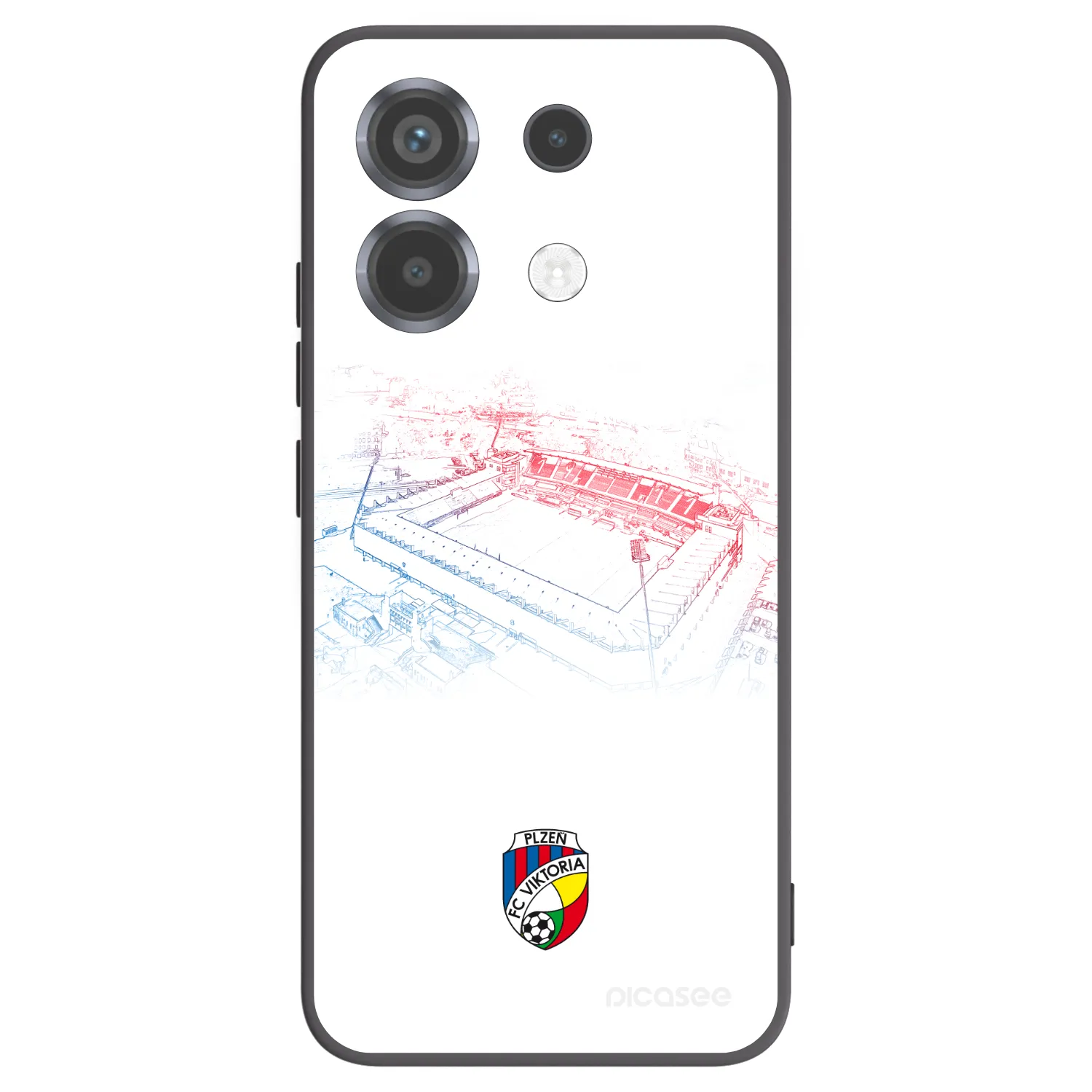 Picasee silikonový černý obal pro Xiaomi Poco X6 - FC Viktoria Plzeň C