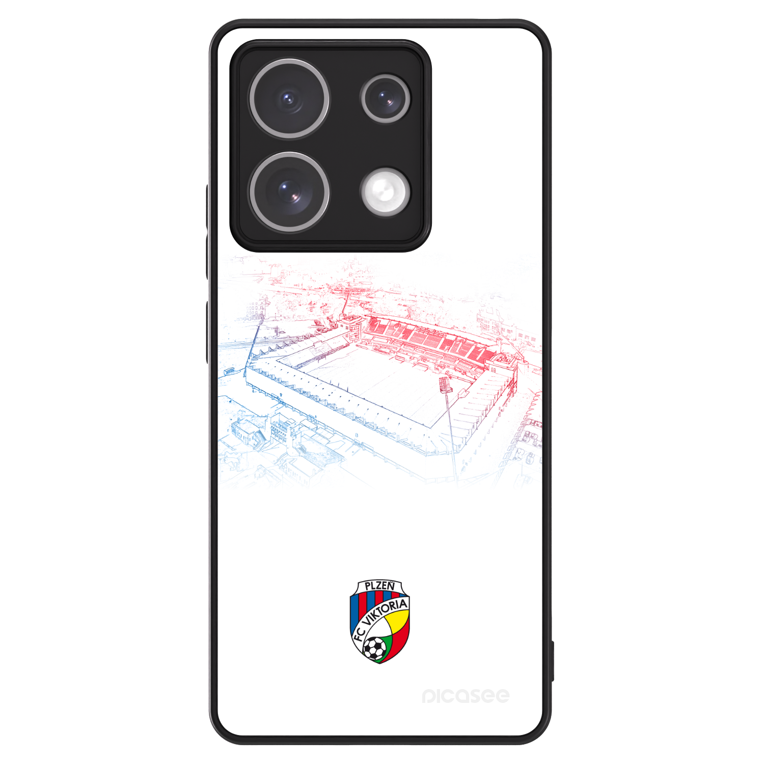 Picasee ULTIMATE CASE pro Xiaomi Redmi Note 13 5G - FC Viktoria Plzeň C
