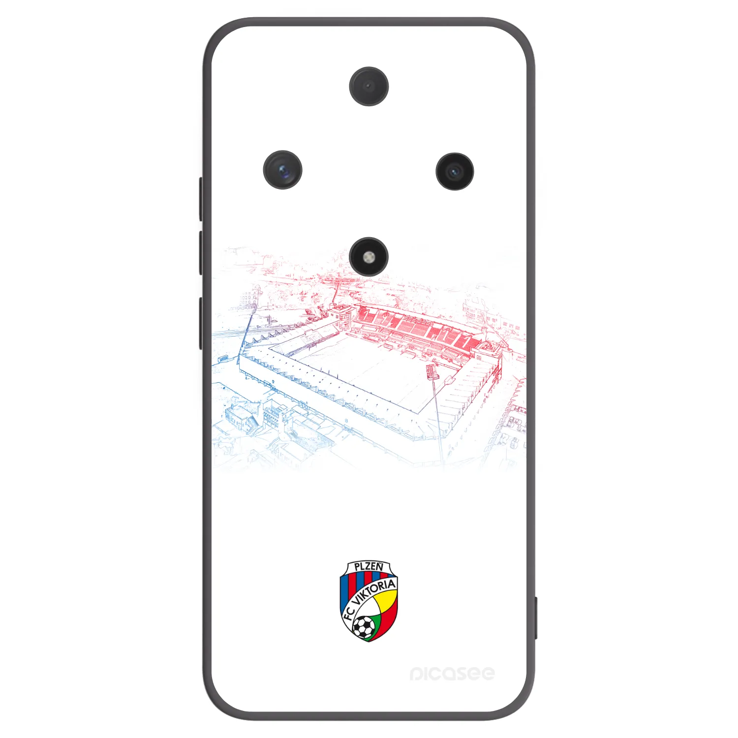 Picasee silikonový černý obal pro Honor Magic6 Lite 5G - FC Viktoria Plzeň C