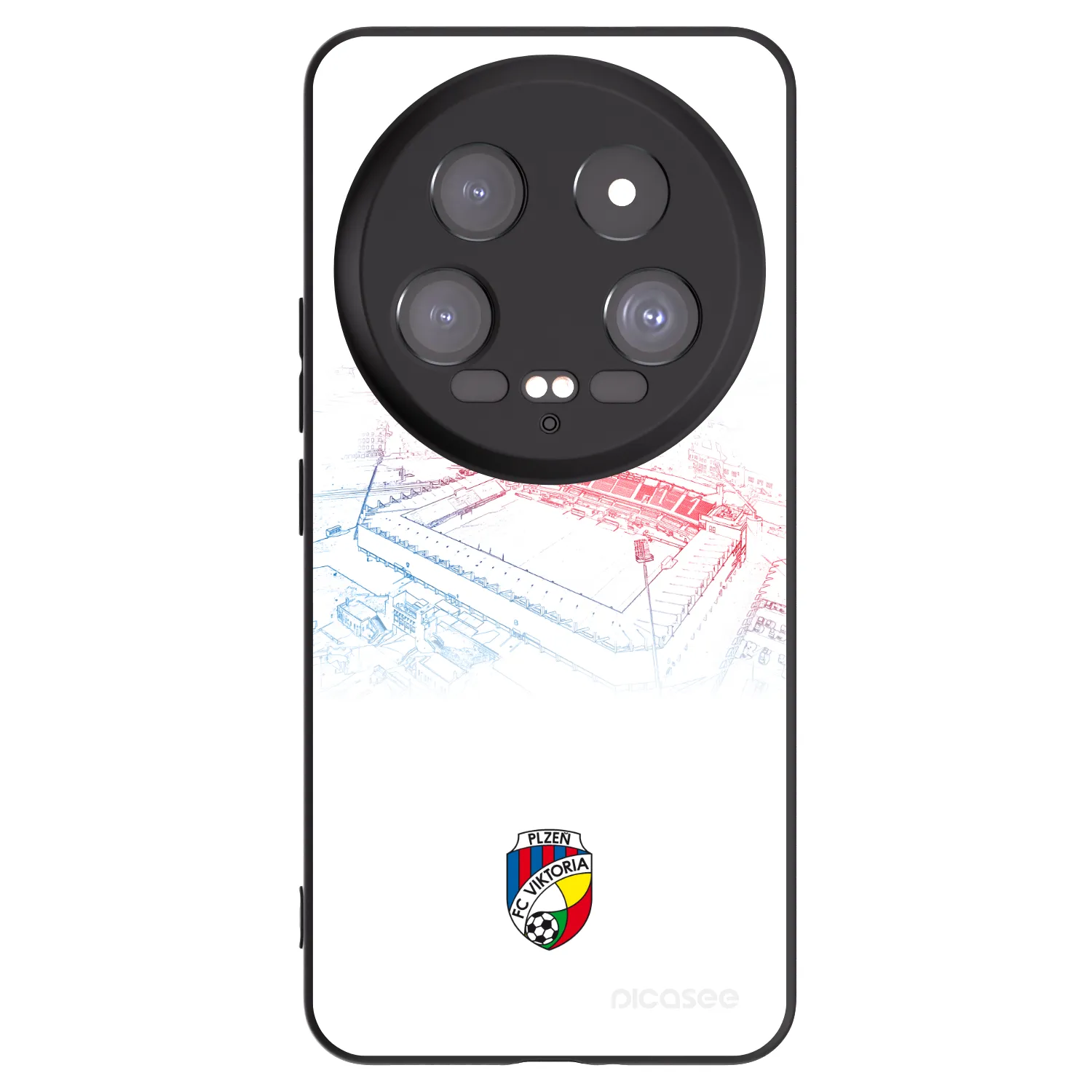 Picasee silikonový černý obal pro Xiaomi 14 Ultra - FC Viktoria Plzeň C