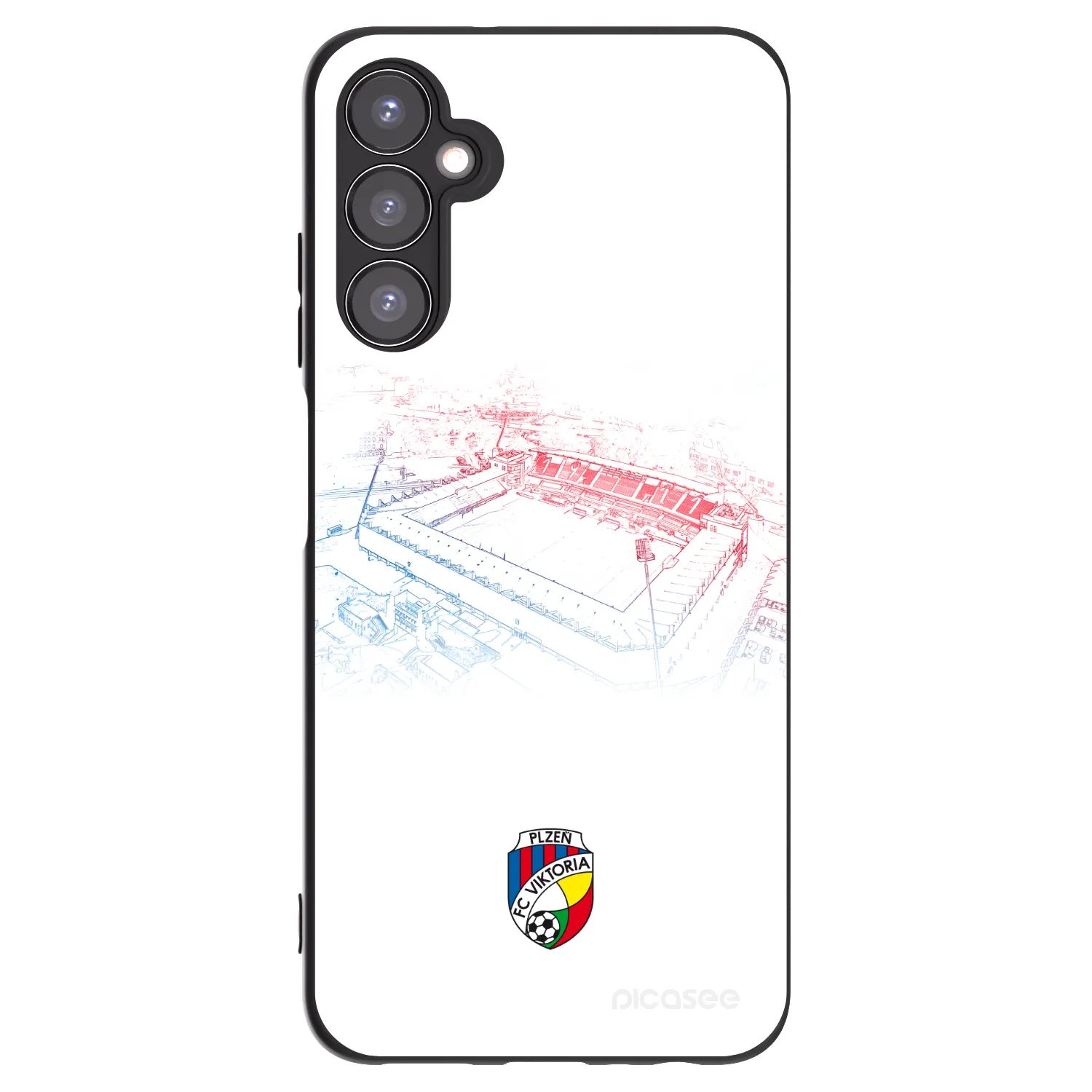 Picasee silikonový černý obal pro Samsung Galaxy A05s A057G - FC Viktoria Plzeň C