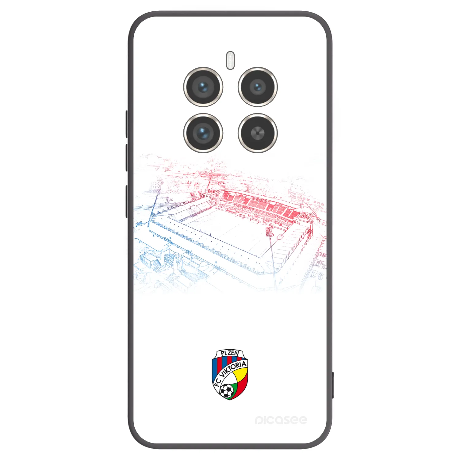 Picasee silikonový černý obal pro Realme 12 Pro 5G - FC Viktoria Plzeň C