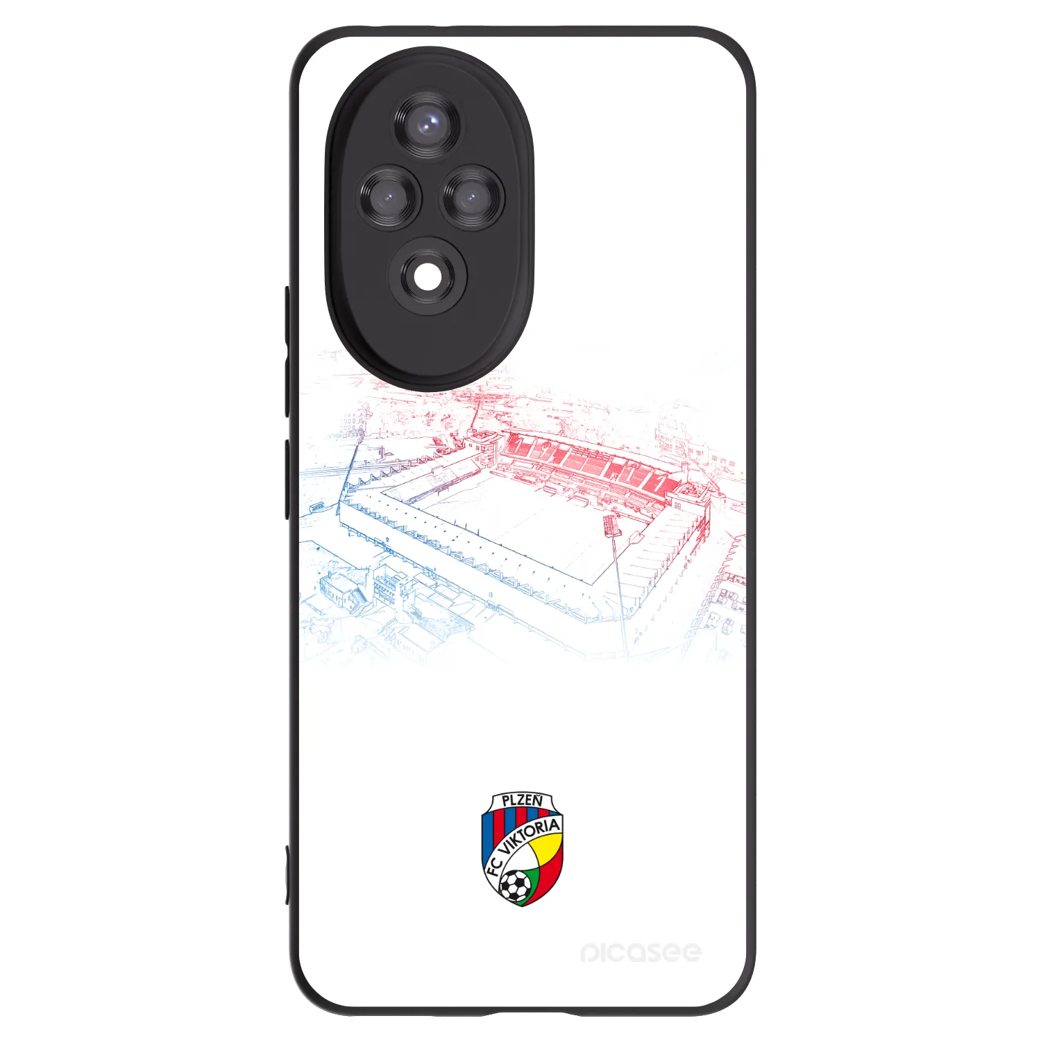 Picasee silikonový černý obal pro Honor 200 5G - FC Viktoria Plzeň C