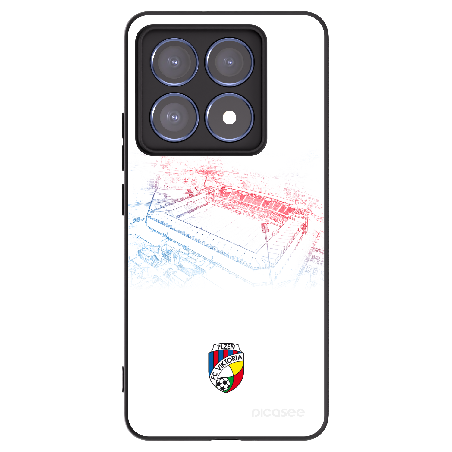 Picasee silikonový černý obal pro Xiaomi 14T Pro - FC Viktoria Plzeň C