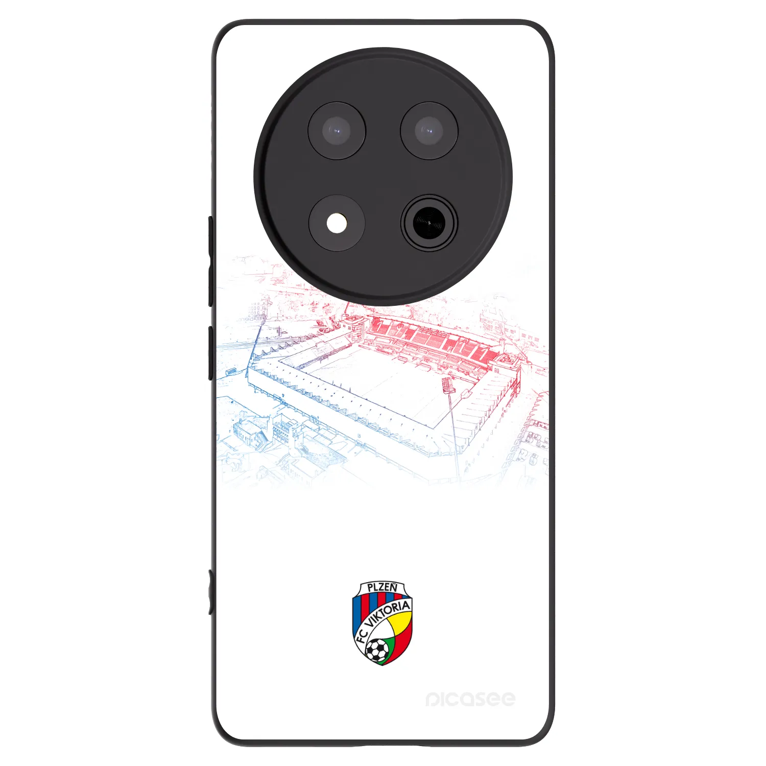 Picasee silikonový černý obal pro Honor Magic7 Lite 5G - FC Viktoria Plzeň C