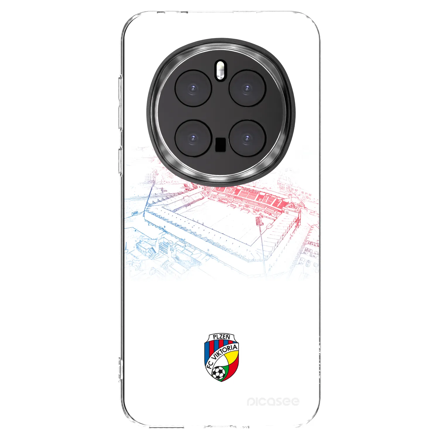 Picasee silikonový průhledný obal pro Honor Magic7 Pro 5G - FC Viktoria Plzeň C