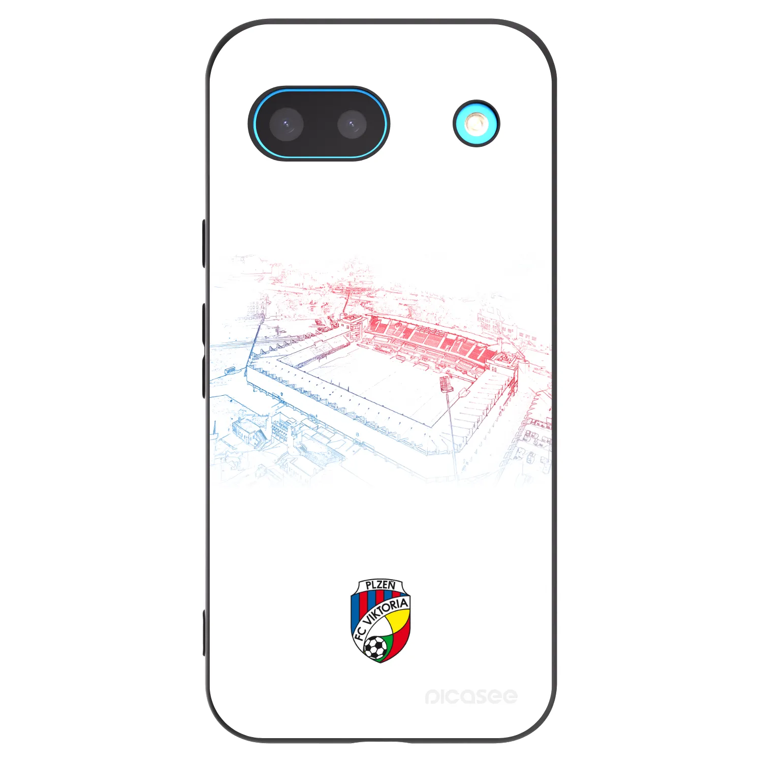 Picasee silikonový černý obal pro Google Pixel 8a - FC Viktoria Plzeň C