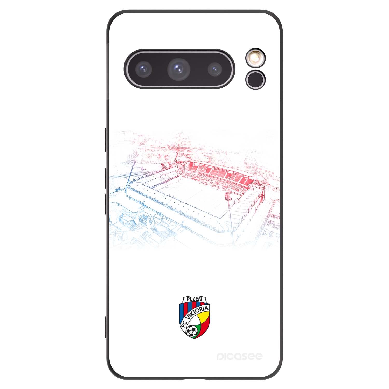 Picasee silikonový černý obal pro Google Pixel 8 Pro - FC Viktoria Plzeň C