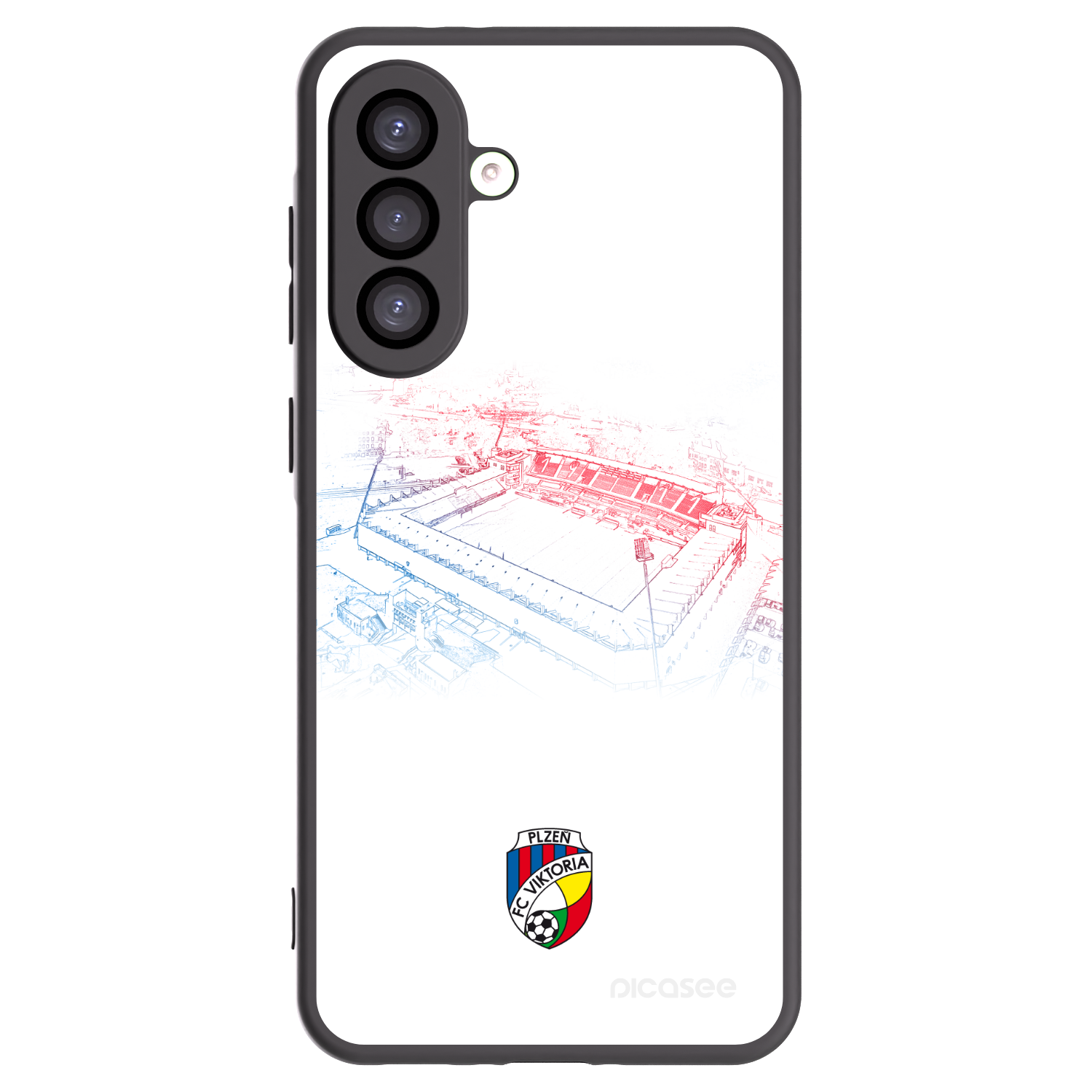 Picasee silikonový černý obal pro Samsung Galaxy A26 5G A266B - FC Viktoria Plzeň C