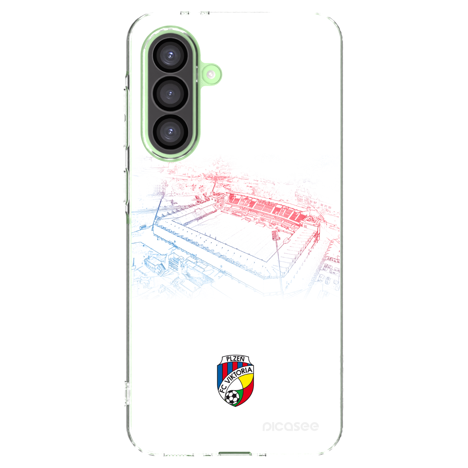 Picasee silikonový průhledný obal pro Samsung Galaxy A26 5G A266B - FC Viktoria Plzeň C