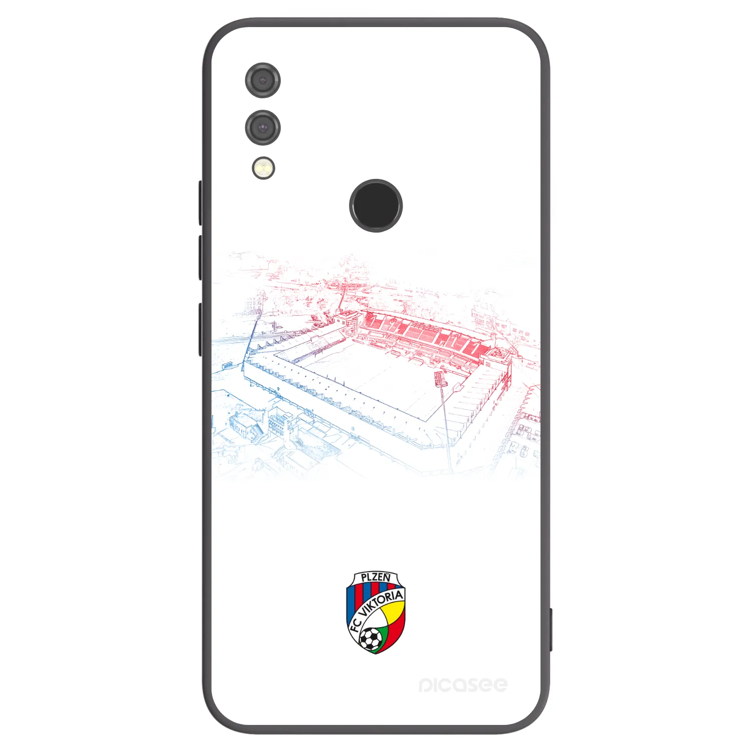Picasee silikonový černý obal pro Xiaomi Redmi Note 7 - FC Viktoria Plzeň C
