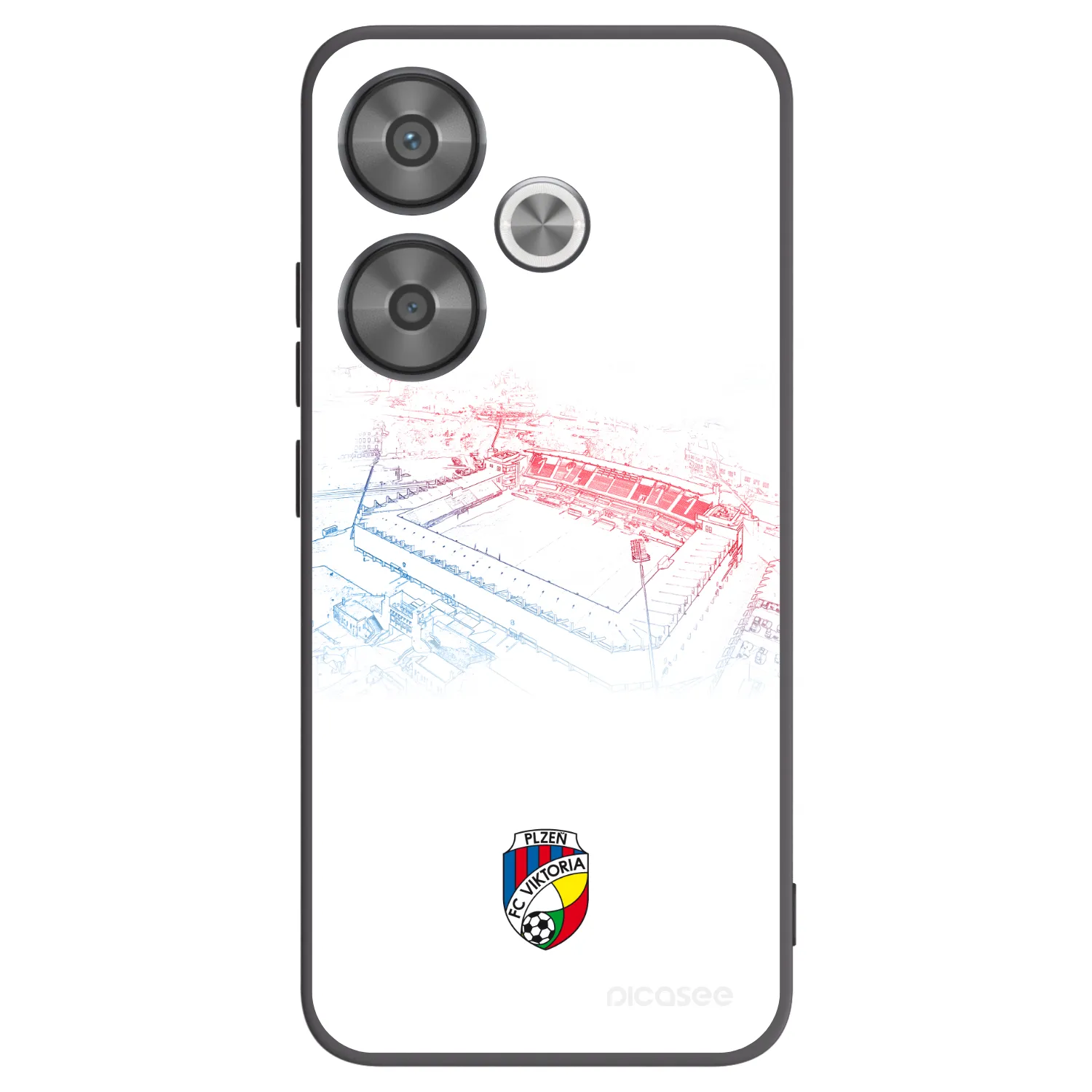 Picasee silikonový černý obal pro Xiaomi Poco F6 - FC Viktoria Plzeň C