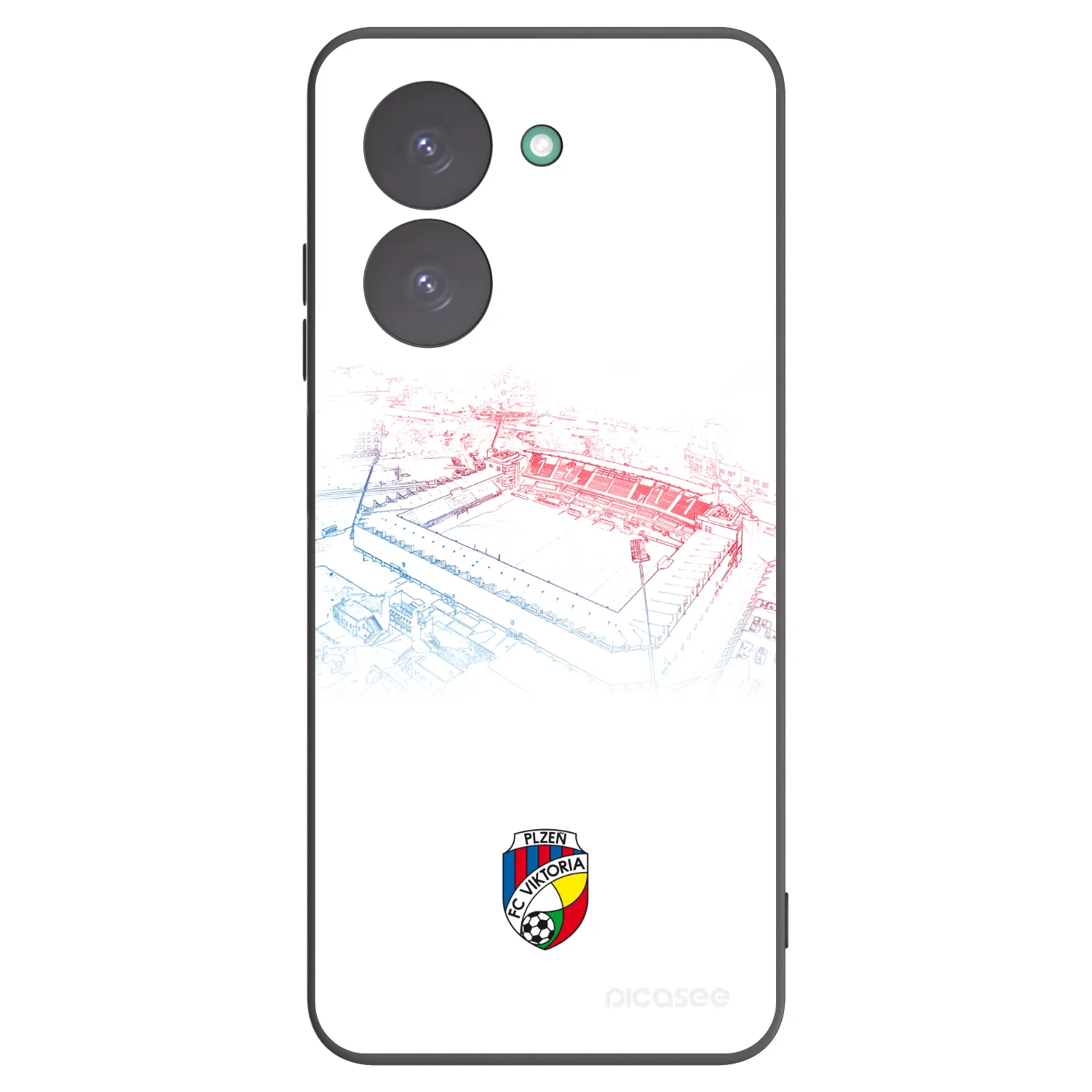 Picasee silikonový černý obal pro Xiaomi Redmi A5 - FC Viktoria Plzeň C