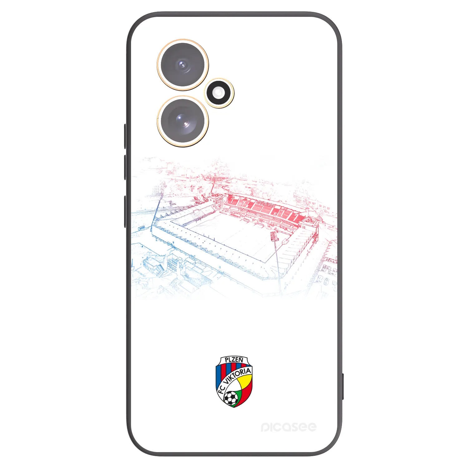 Picasee silikonový černý obal pro Honor 400 5G - FC Viktoria Plzeň C