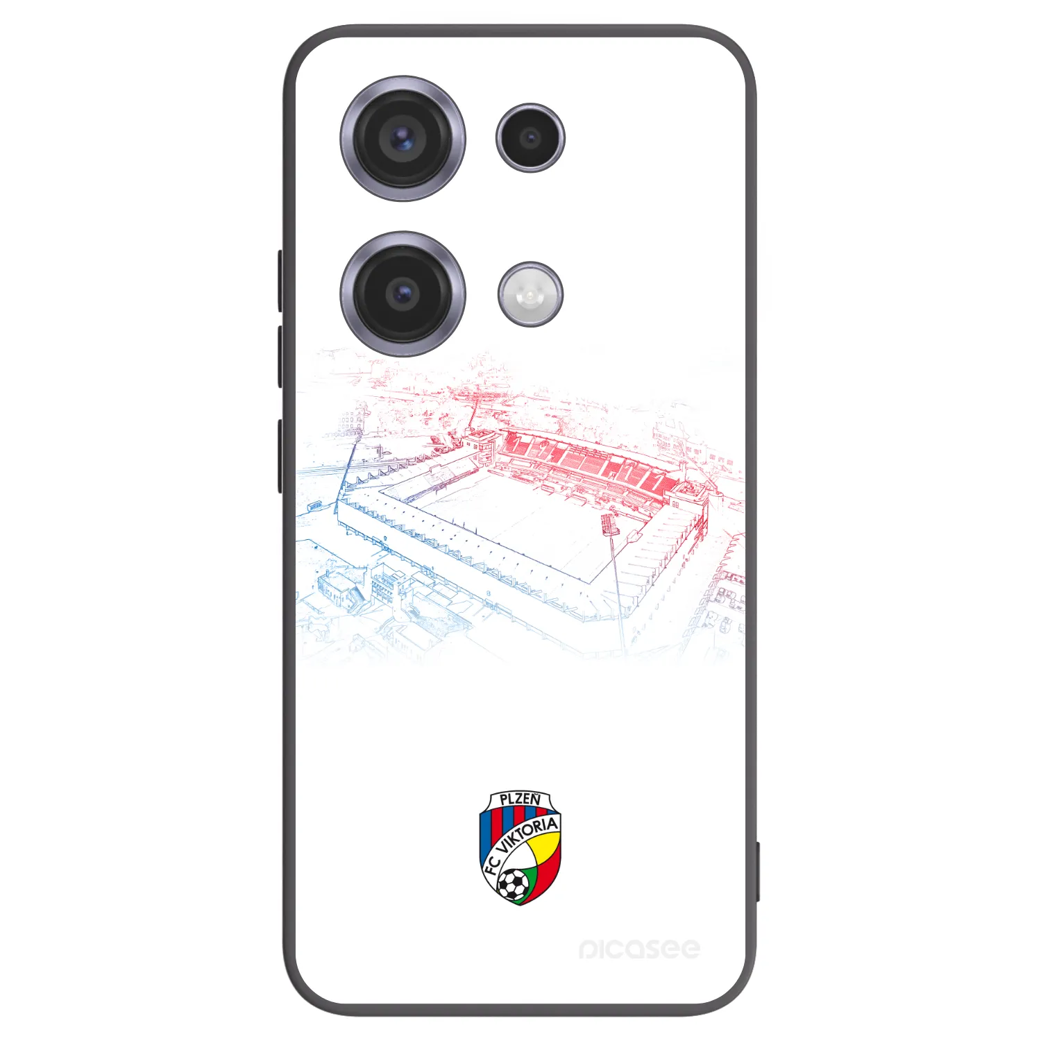 Picasee silikonový černý obal pro Xiaomi Redmi Note 14S - FC Viktoria Plzeň C