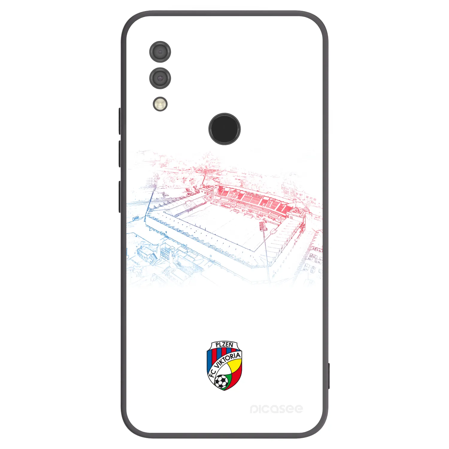 Picasee silikonový černý obal pro Xiaomi Redmi 7 - FC Viktoria Plzeň C