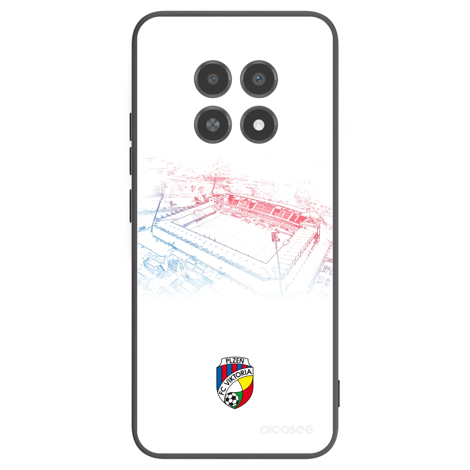 Picasee silikonový černý obal pro Realme 12X - FC Viktoria Plzeň C