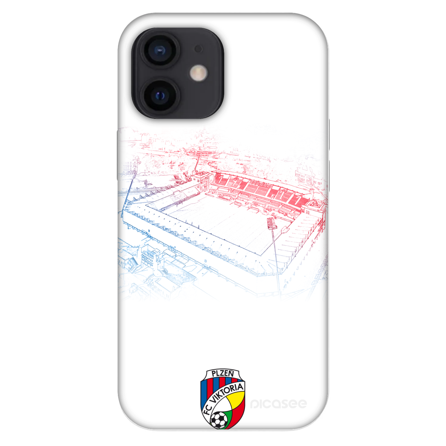 Picasee Fashion Case pro Apple iPhone 12 mini - FC Viktoria Plzeň C