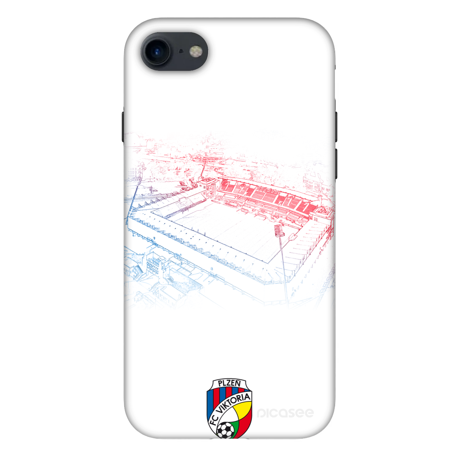 Picasee Fashion Case pro Apple iPhone 8 - FC Viktoria Plzeň C