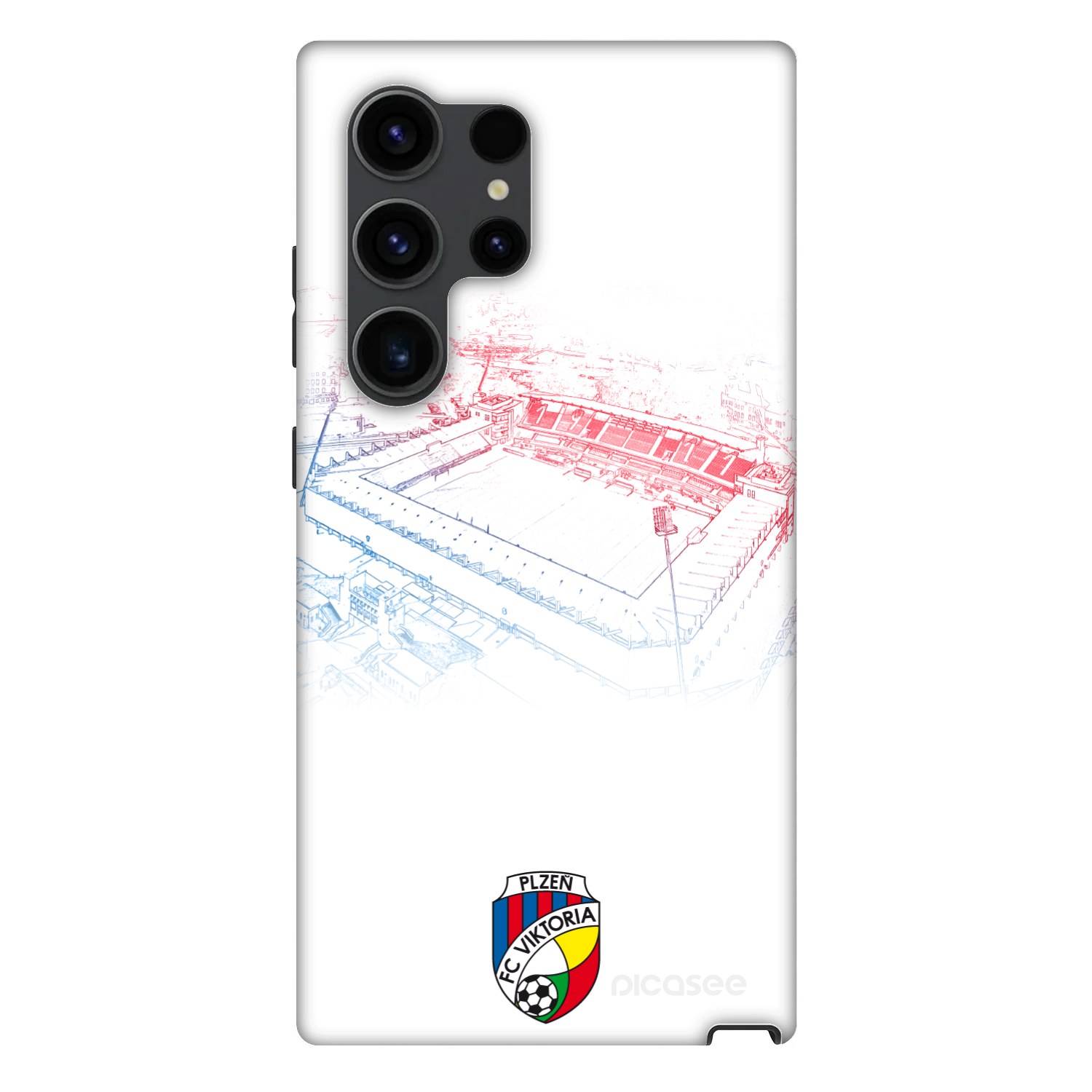 Picasee Fashion Case PowerShare pro Samsung Galaxy S24 Ultra S928B 5G - FC Viktoria Plzeň C