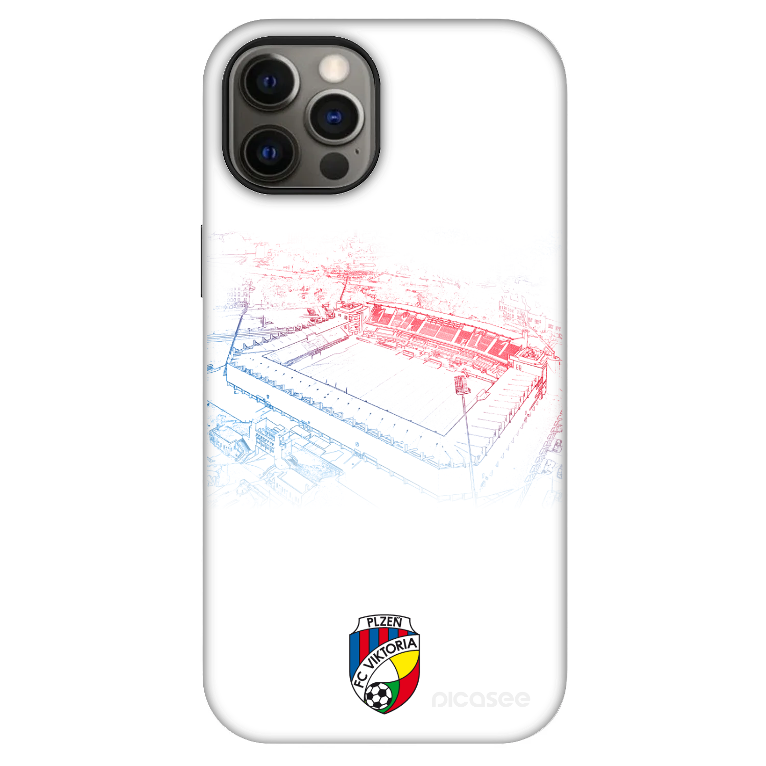 Picasee Fashion Case MagSafe Apple iPhone 12 Pro - FC Viktoria Plzeň C