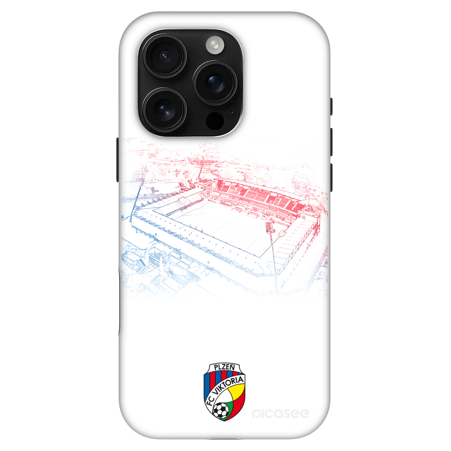 Picasee Fashion Case MagSafe Apple iPhone 16 Pro - FC Viktoria Plzeň C