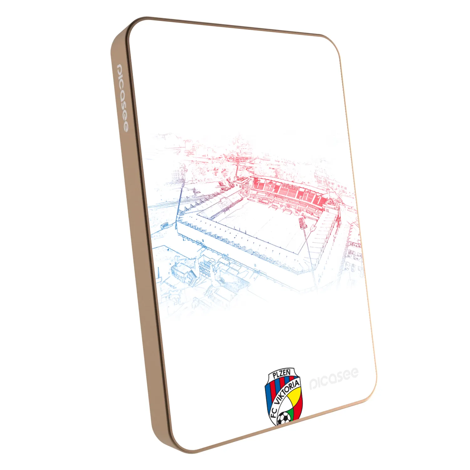 Picasee Powerbanka s MagSafe 5 000 mAh Zlatá - FC Viktoria Plzeň C