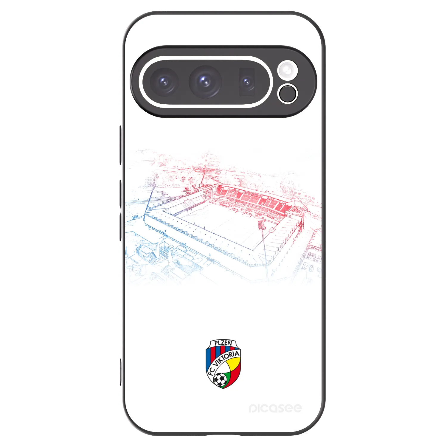Picasee silikonový černý obal pro Google Pixel 9 Pro XL - FC Viktoria Plzeň C