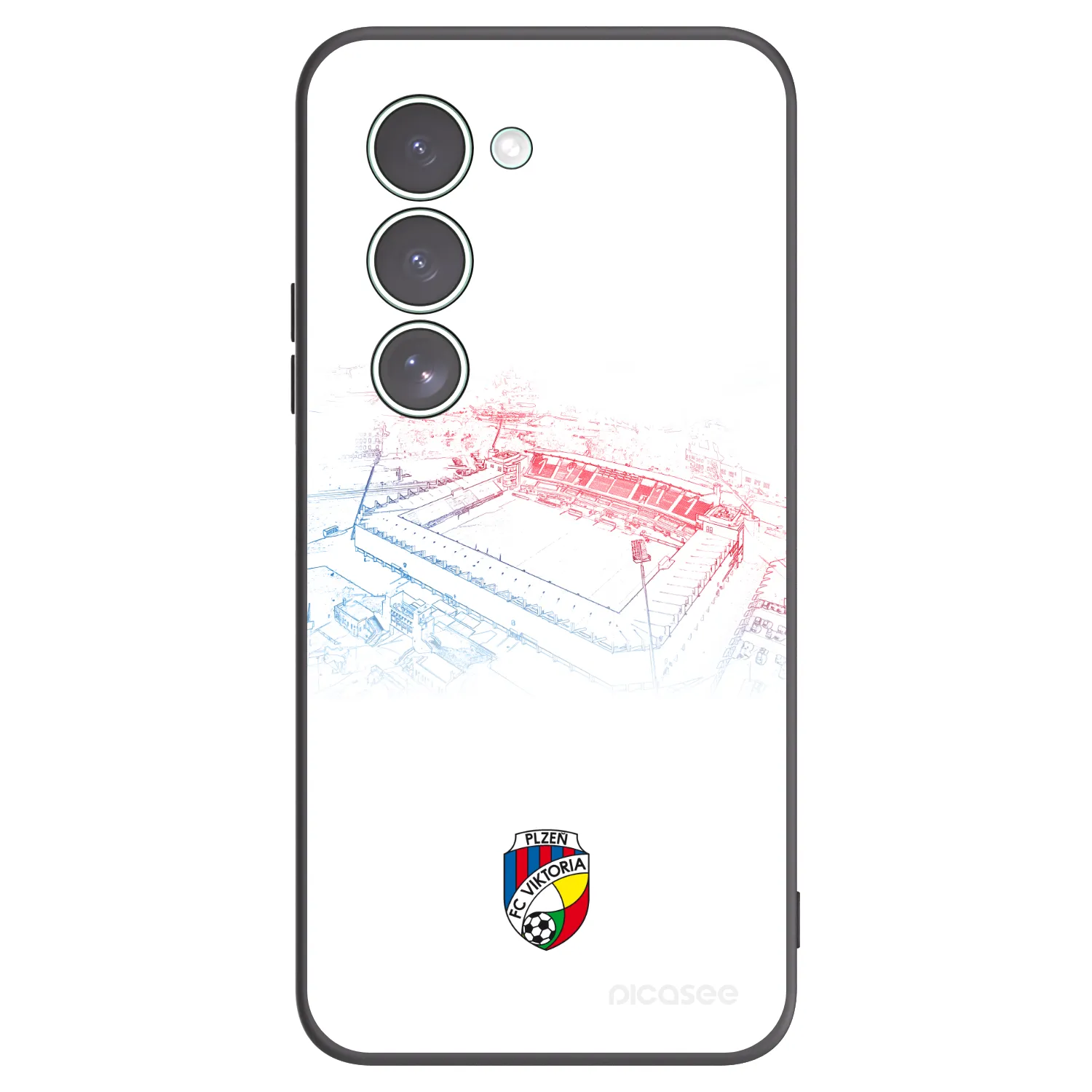 Picasee silikonový černý obal pro Xiaomi Redmi 15 5G - FC Viktoria Plzeň C