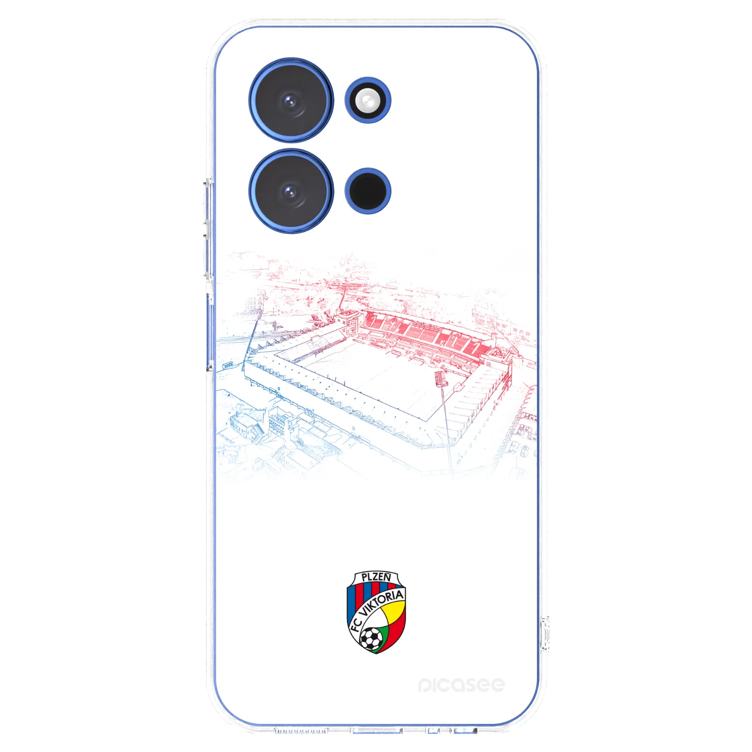 Picasee silikonový průhledný obal pro Xiaomi Redmi 15C 4G - FC Viktoria Plzeň C
