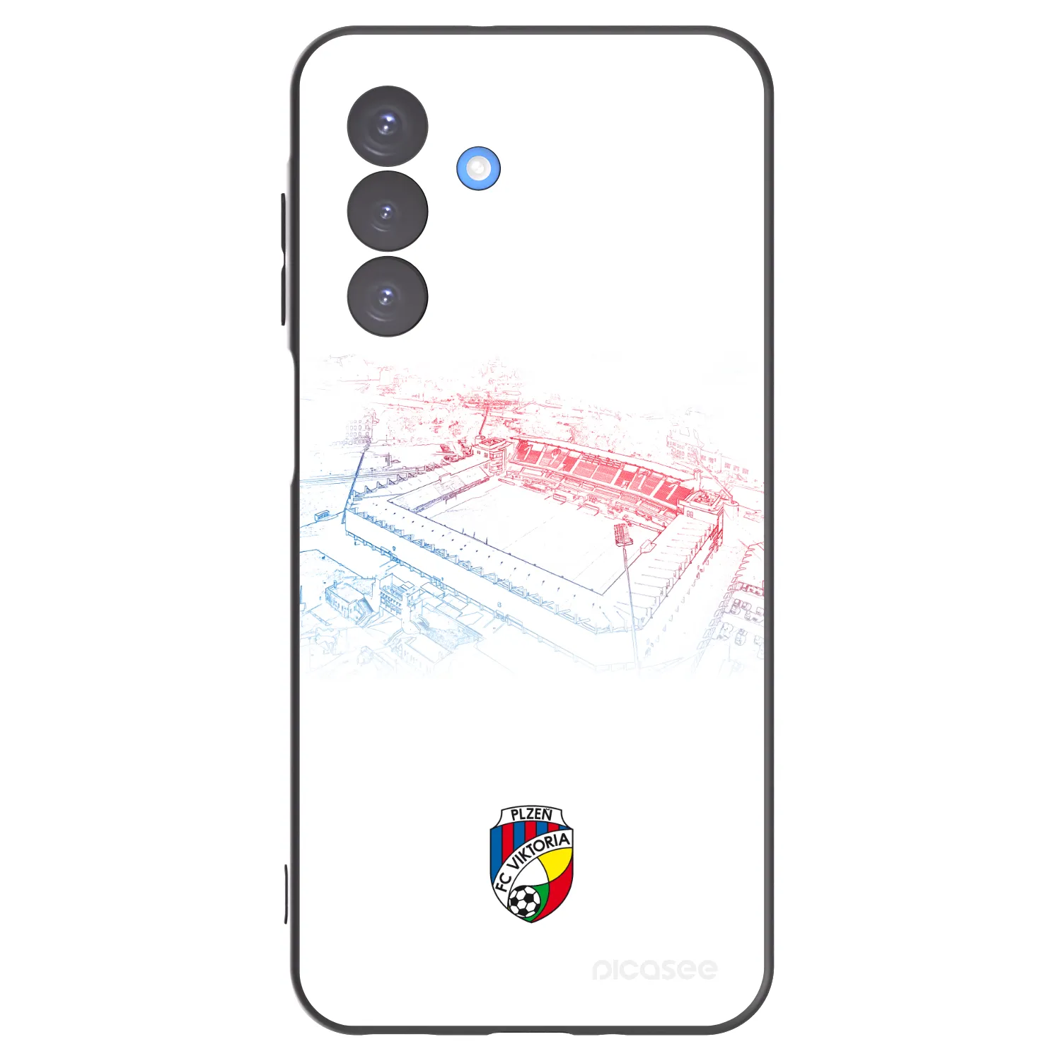 Picasee silikonový černý obal pro Samsung Galaxy A17 5G - FC Viktoria Plzeň C