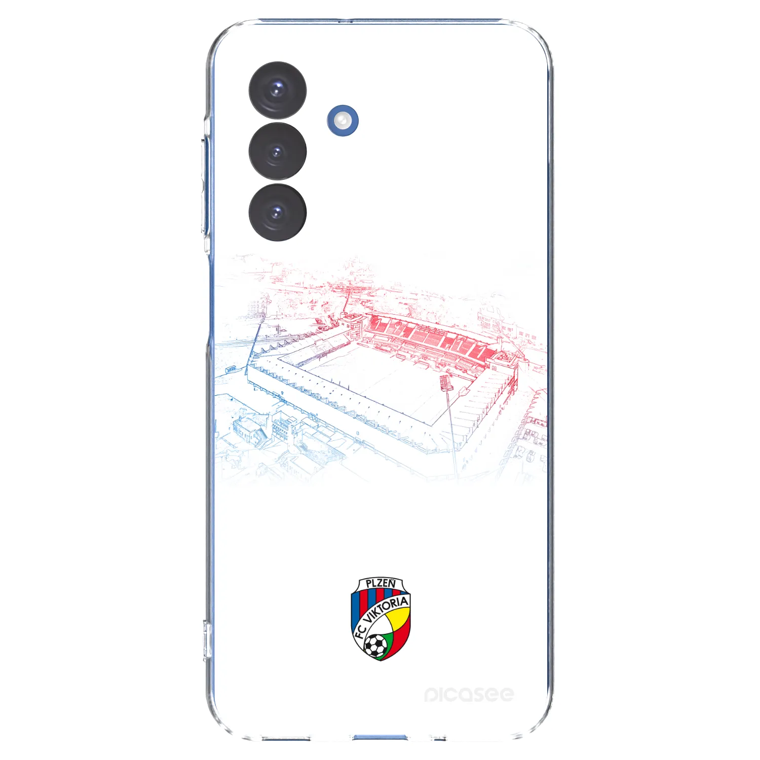 Picasee silikonový průhledný obal pro Samsung Galaxy A17 5G - FC Viktoria Plzeň C
