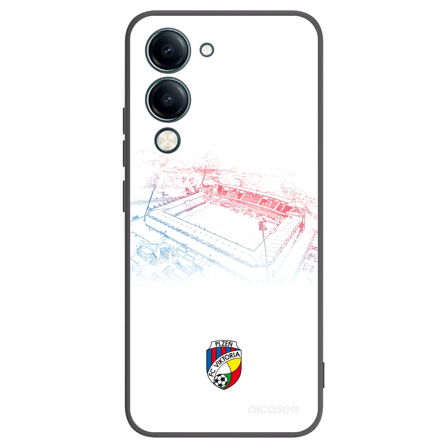 Picasee silikonový černý obal pro Vivo Y29s 5G - FC Viktoria Plzeň C