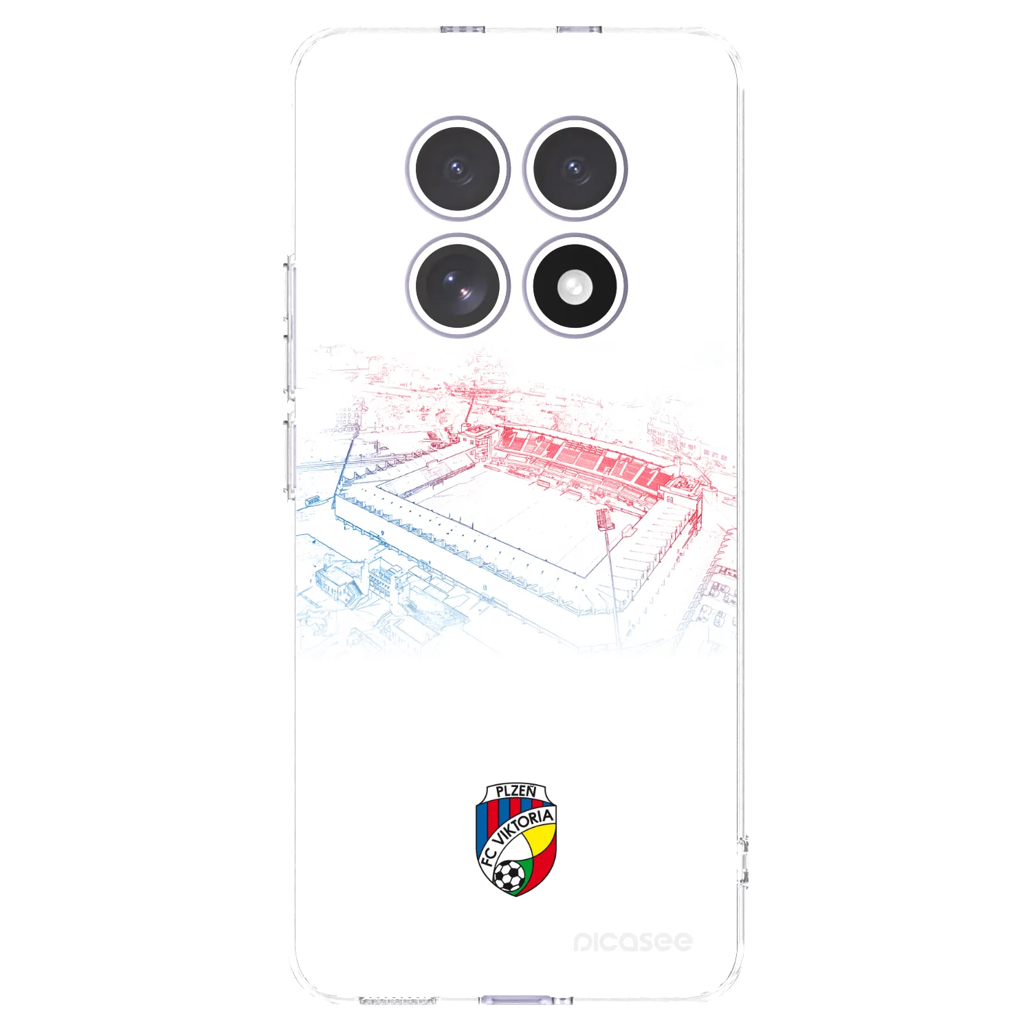 Picasee silikonový průhledný obal pro Xiaomi Redmi Note 15 - FC Viktoria Plzeň C