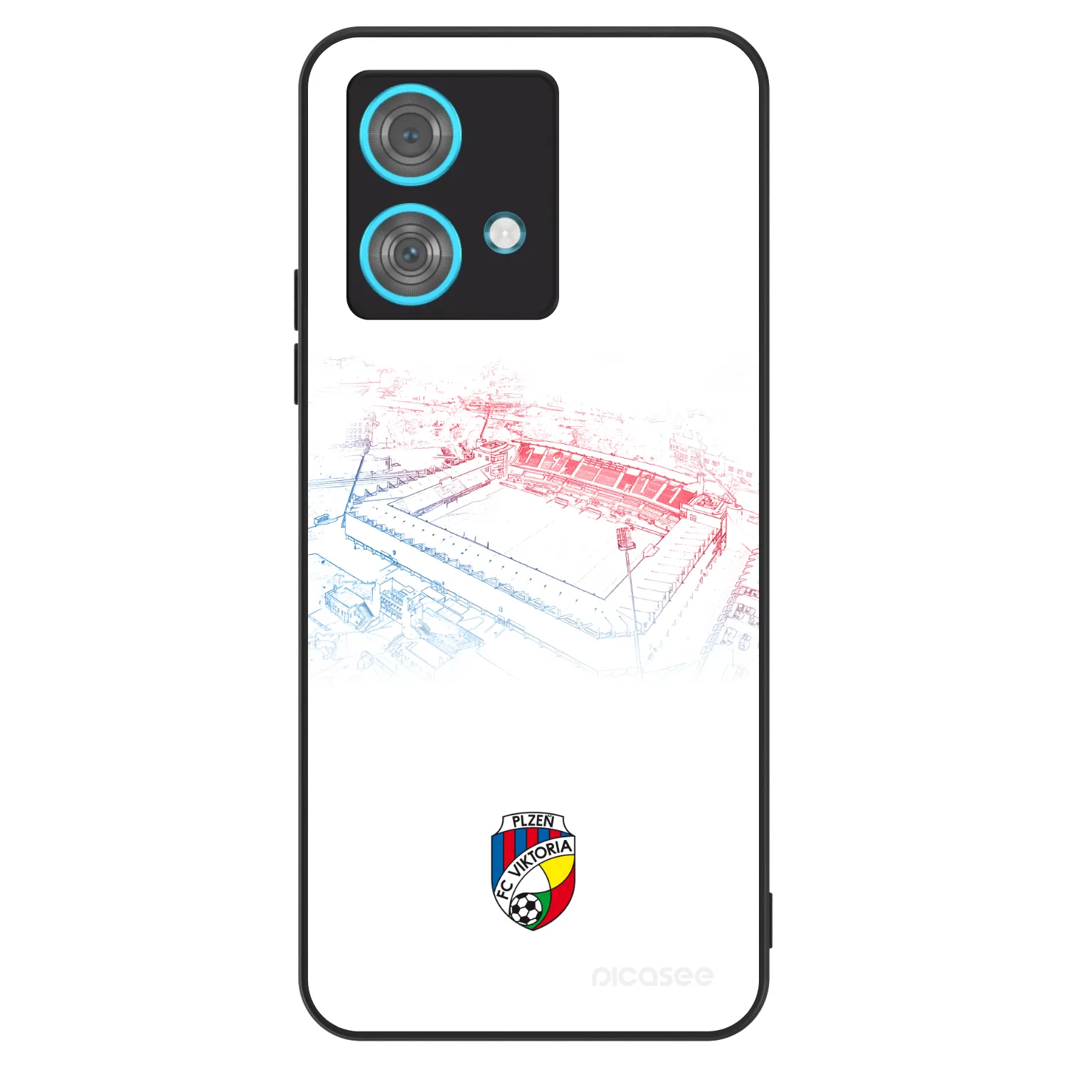 Picasee ULTIMATE CASE pro Motorola Edge 40 Neo - FC Viktoria Plzeň C
