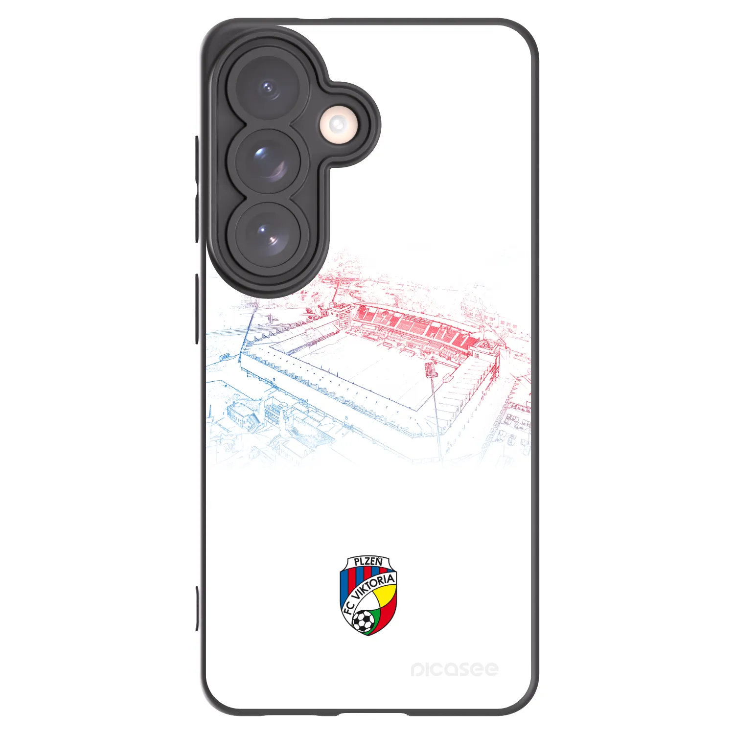 Picasee silikonový černý obal pro Samsung Galaxy S26 - FC Viktoria Plzeň C