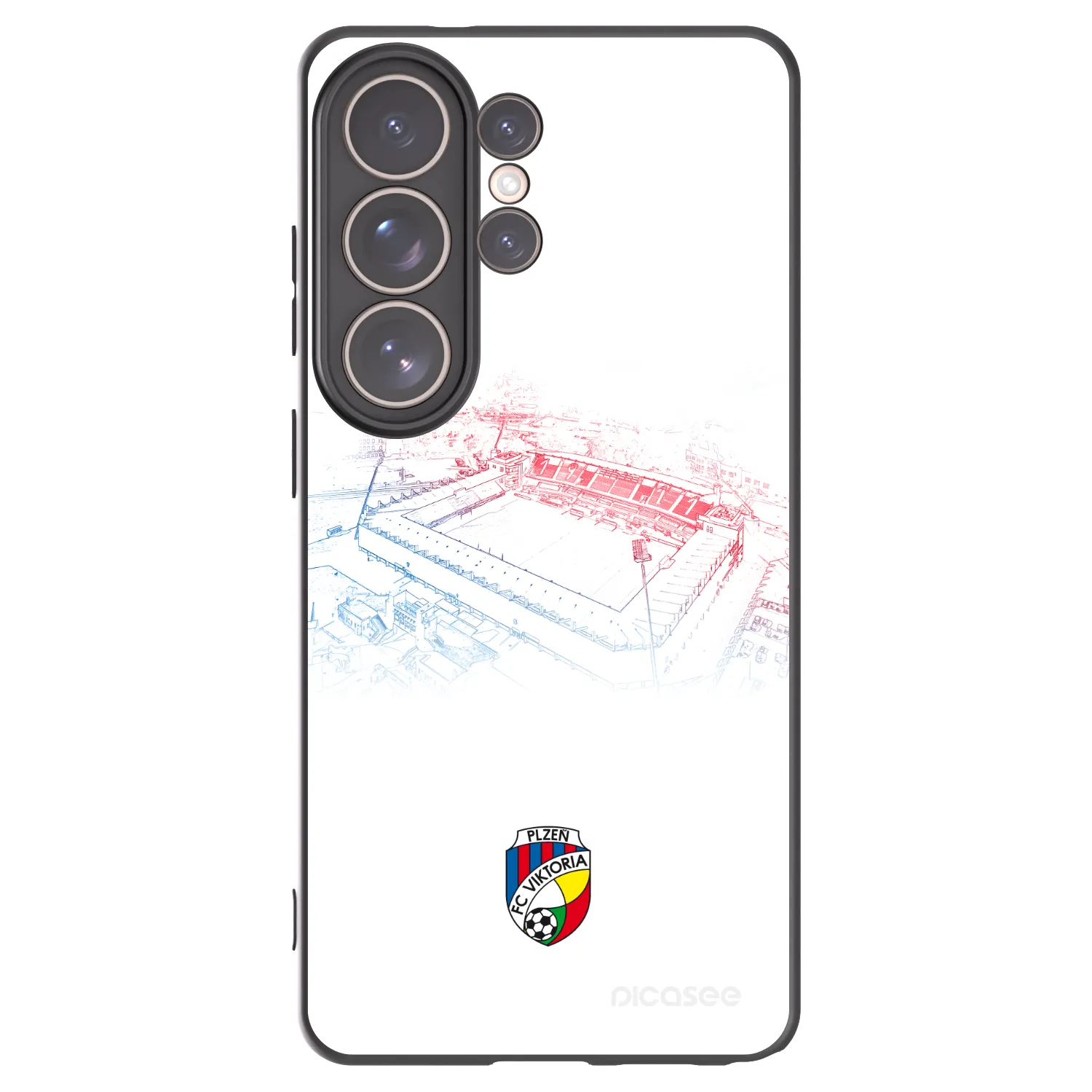 Picasee silikonový černý obal pro Samsung Galaxy S26 Ultra - FC Viktoria Plzeň C